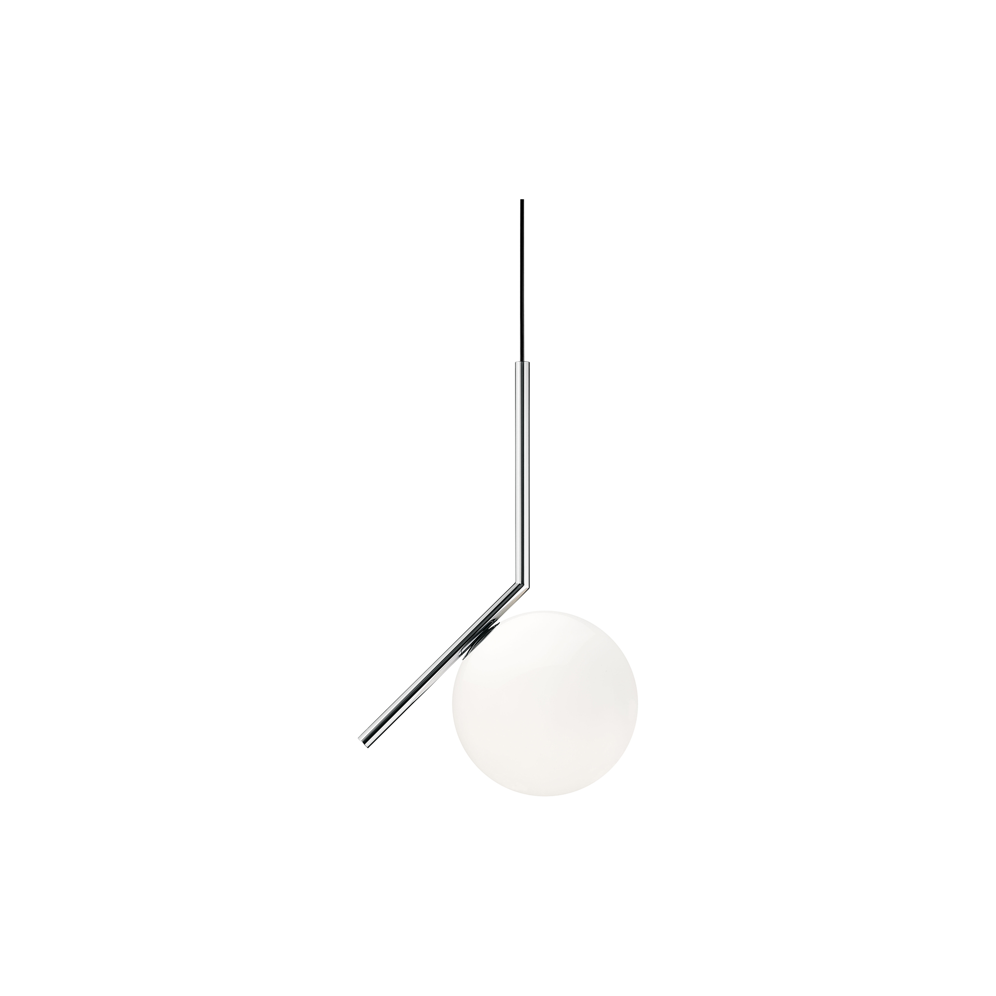 Flos - Flos IC S1 pendel, krom - 48x dia.: 20 cm.