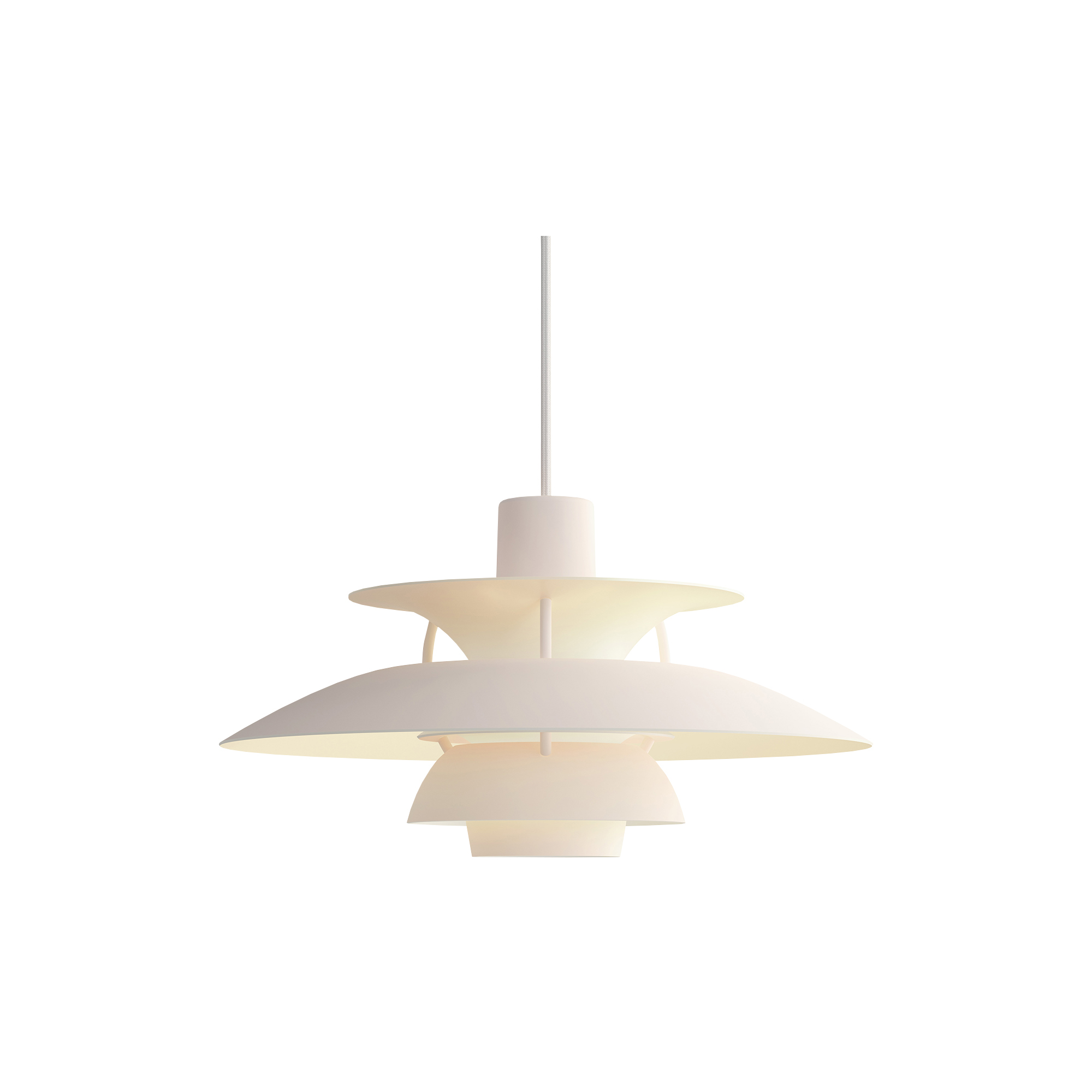 Louis Poulsen - PH 5 Mini Monochrome pendel, monochrome pale blush