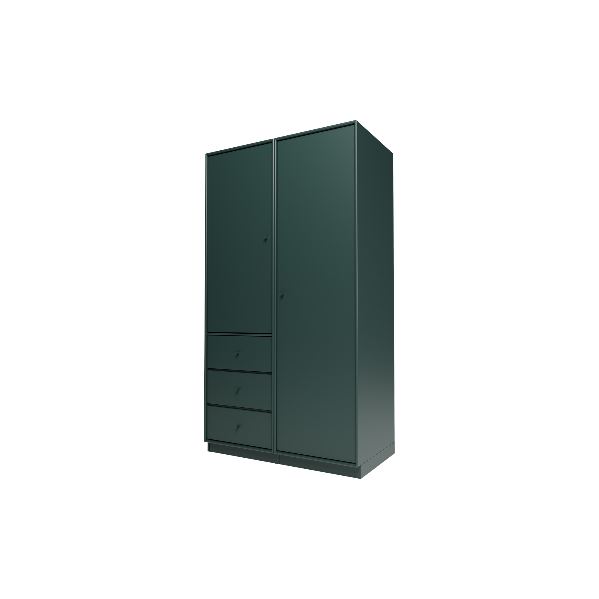 Montana Furniture - Montana Wardrobe ATTIRE III, 163 black jade