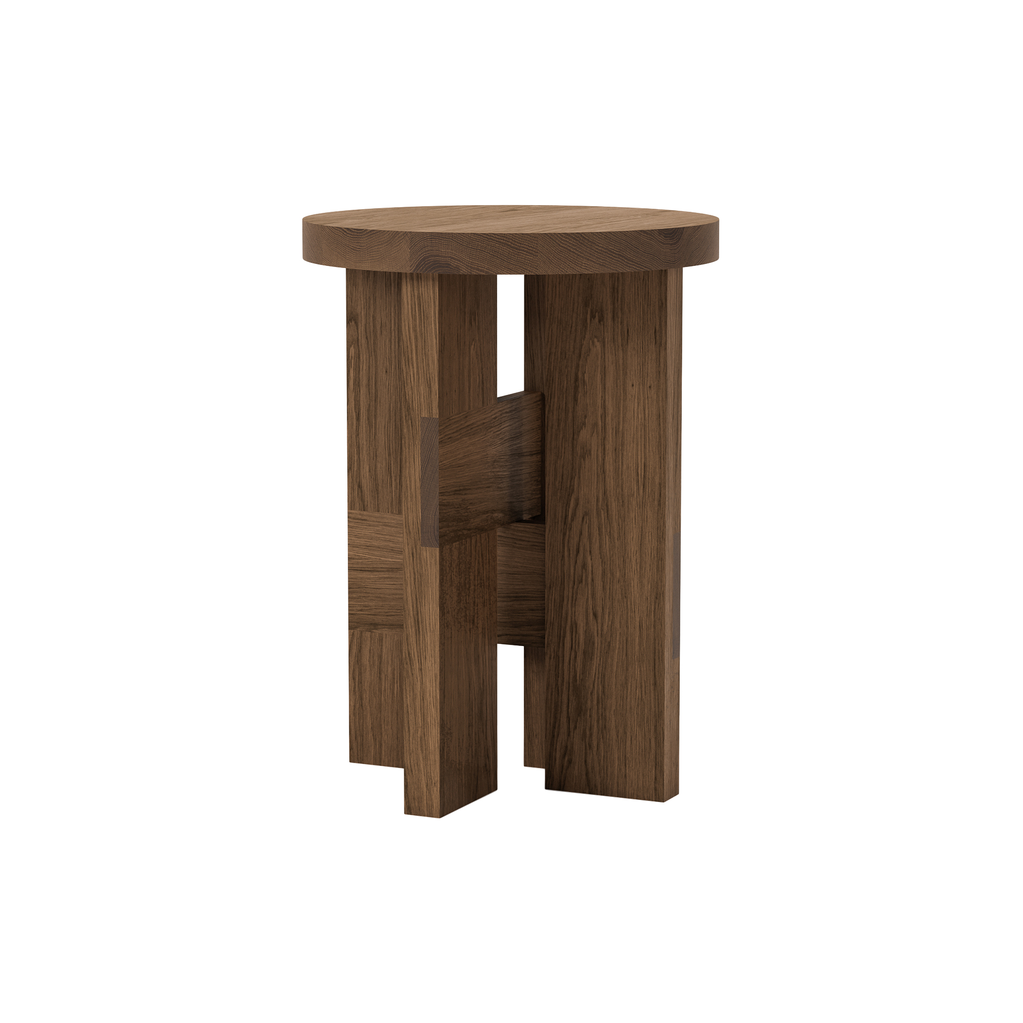 Thorup Copenhagen - Mio Stool and Side Table, stained oak
