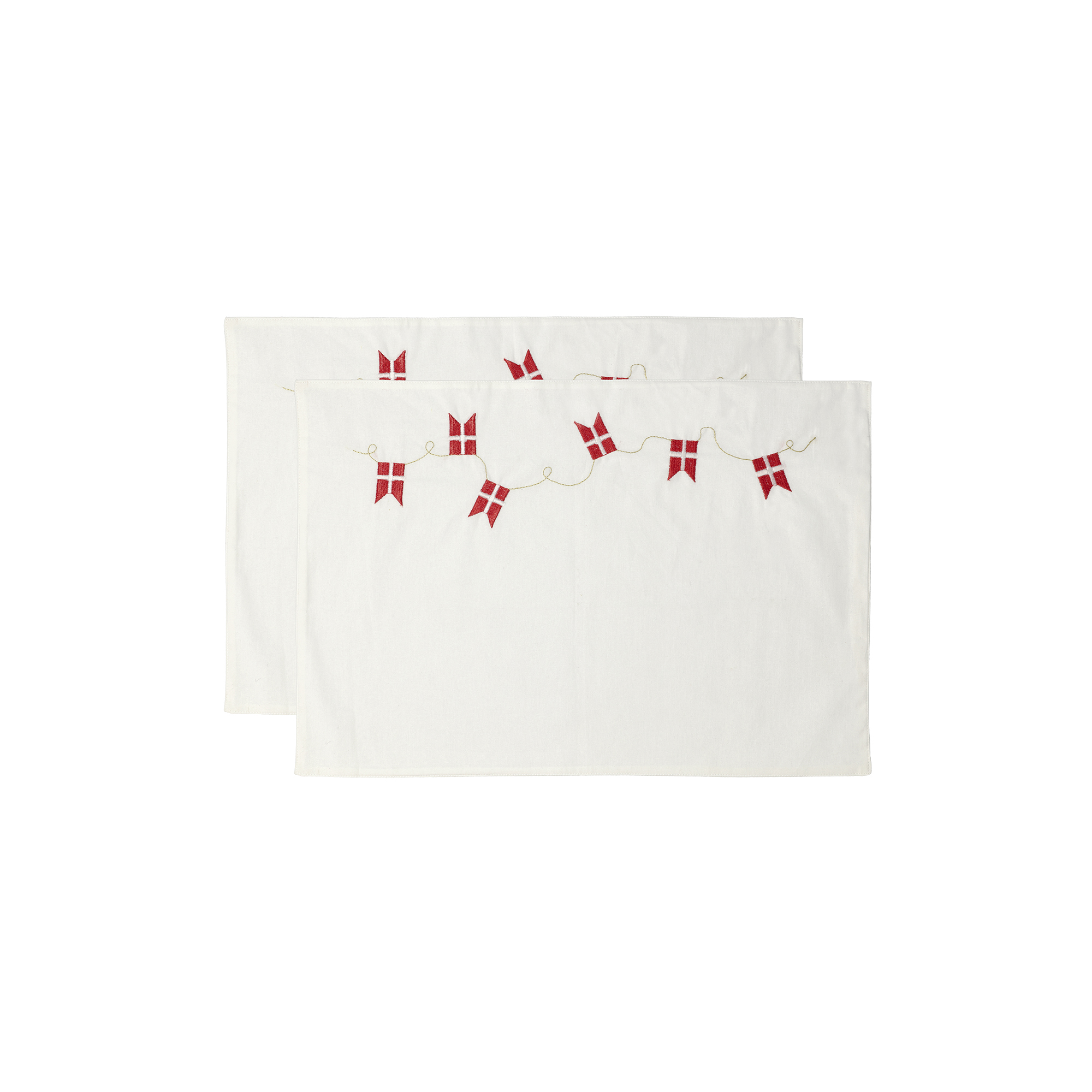 Södahl - Tillykke dækkeserviet, white