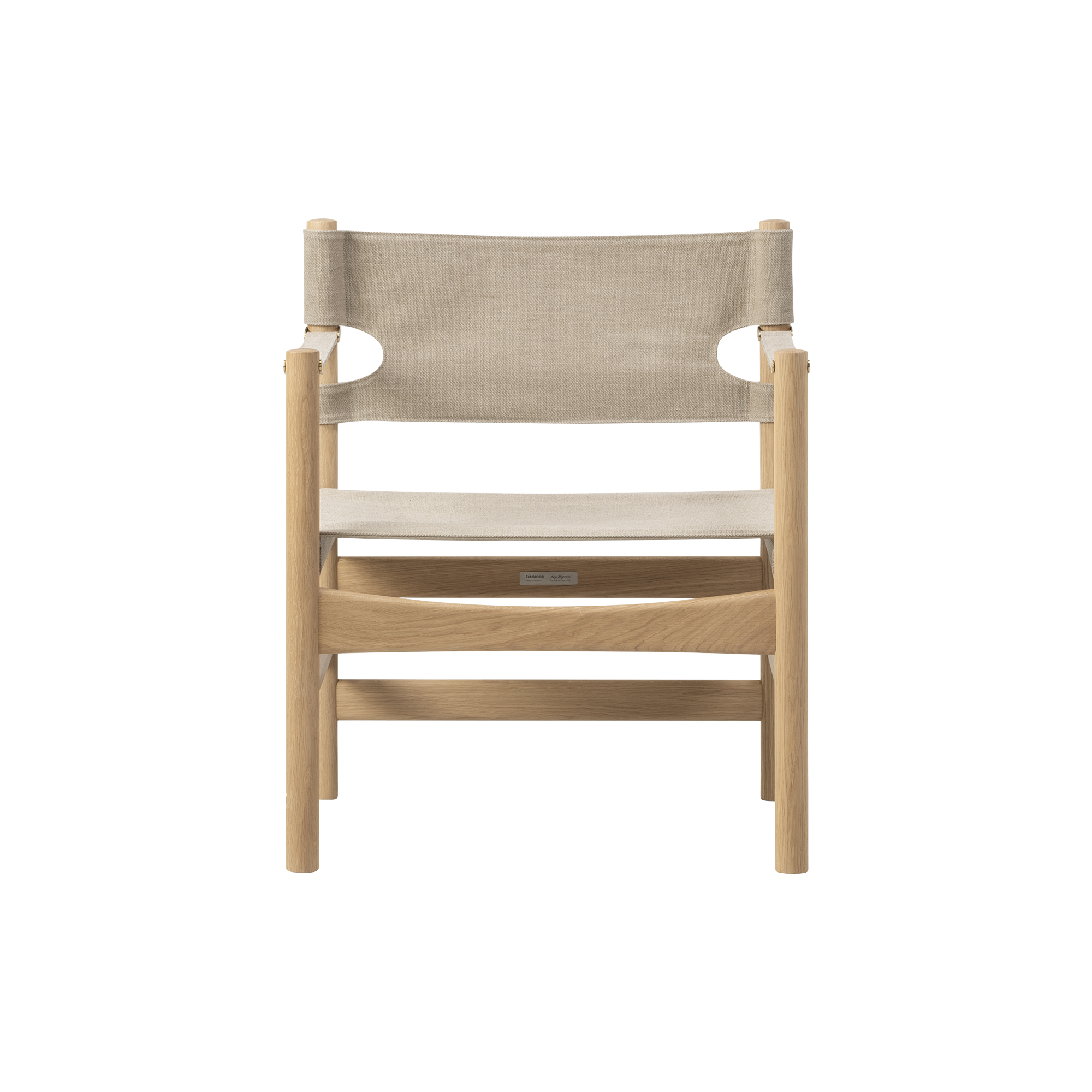 Fredericia Furniture - Canvas 21 Chair, olieret eg/natur canvas