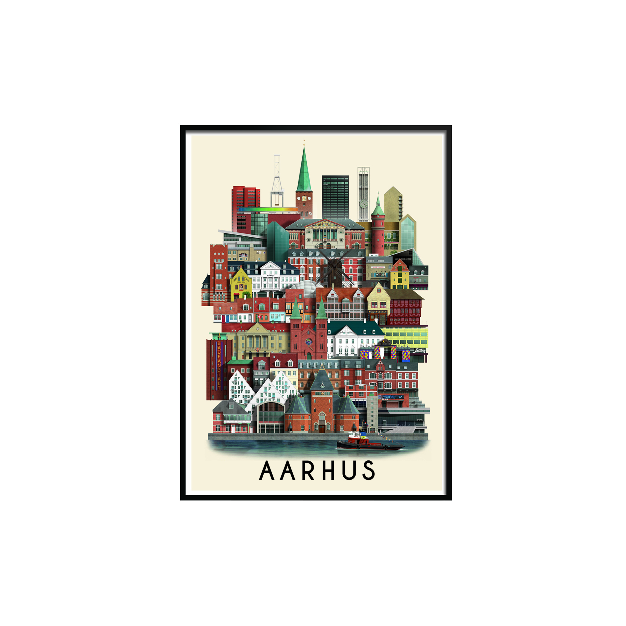 Martin Schwartz - Aarhus plakat - A3