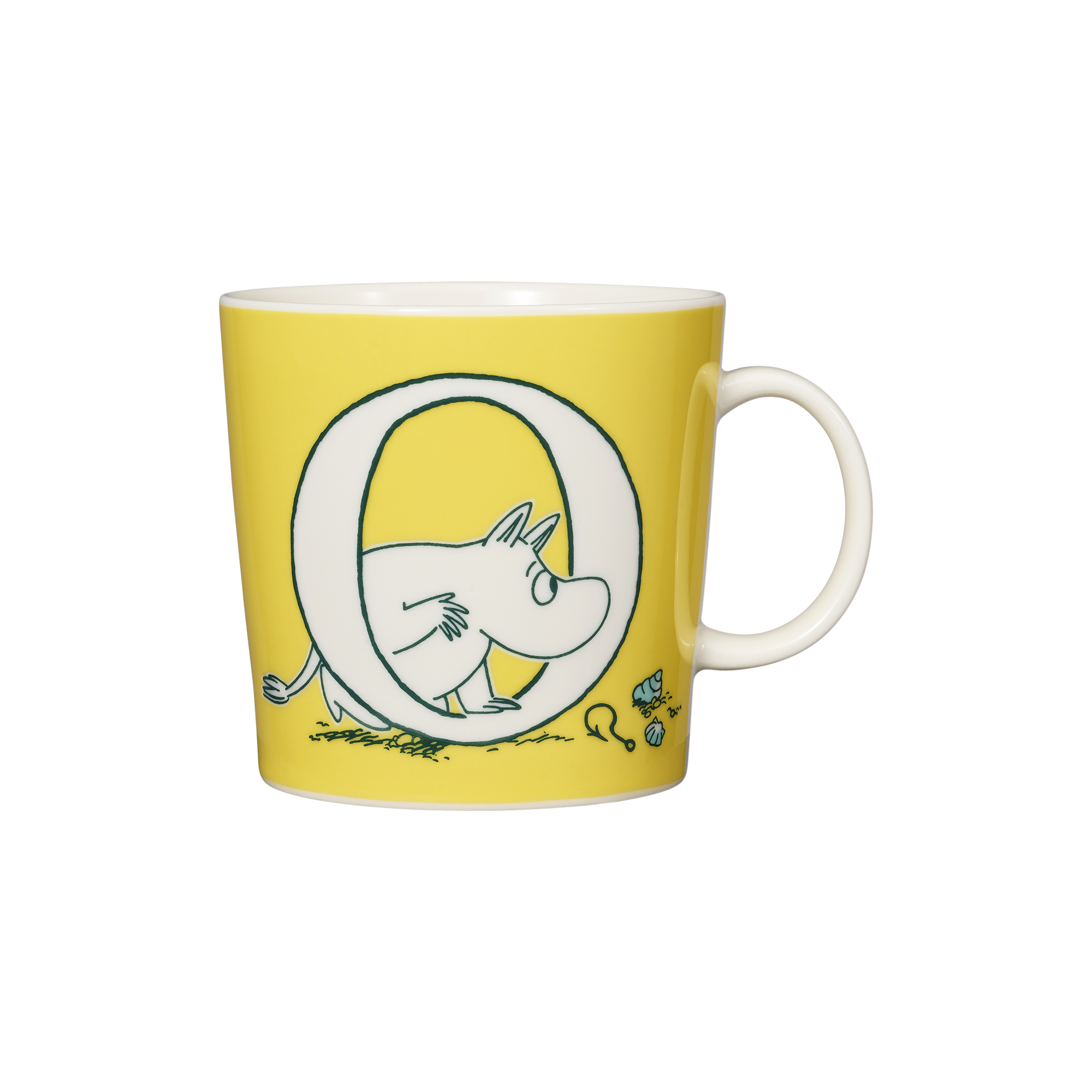 Moomin Arabia - Mumi krus 40 cl Alfabet O, Alfabet kollektion