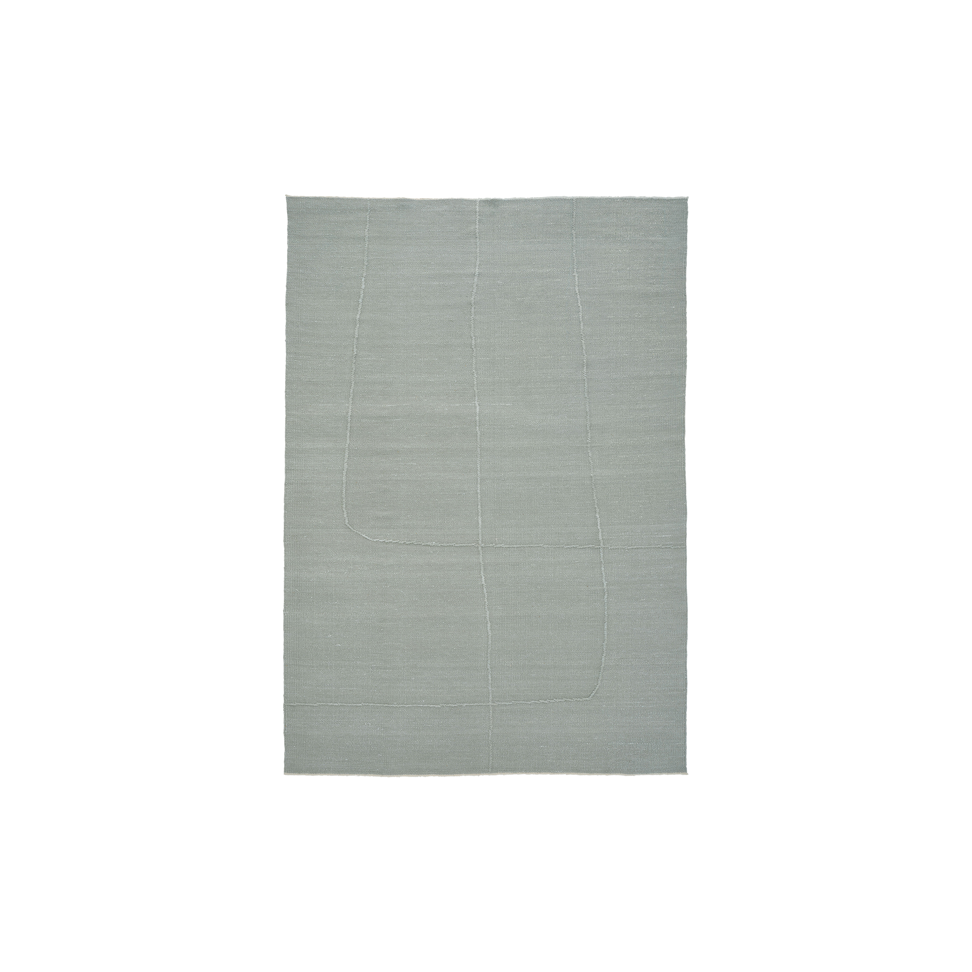 Linie Design - Flow Shen gulvtæppe, mint grey - 250x350 cm