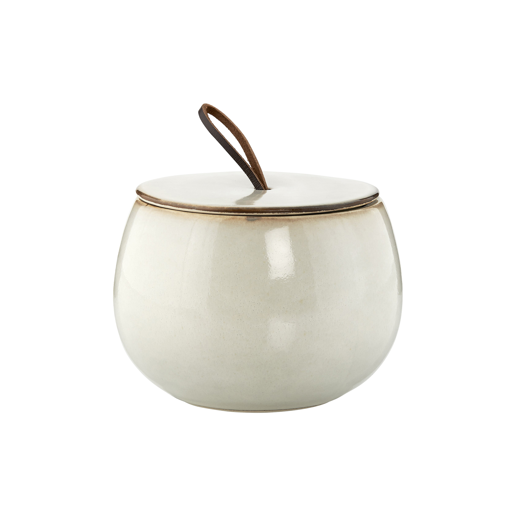Lene Bjerre - Amera krukke, beige - H7.5 cm