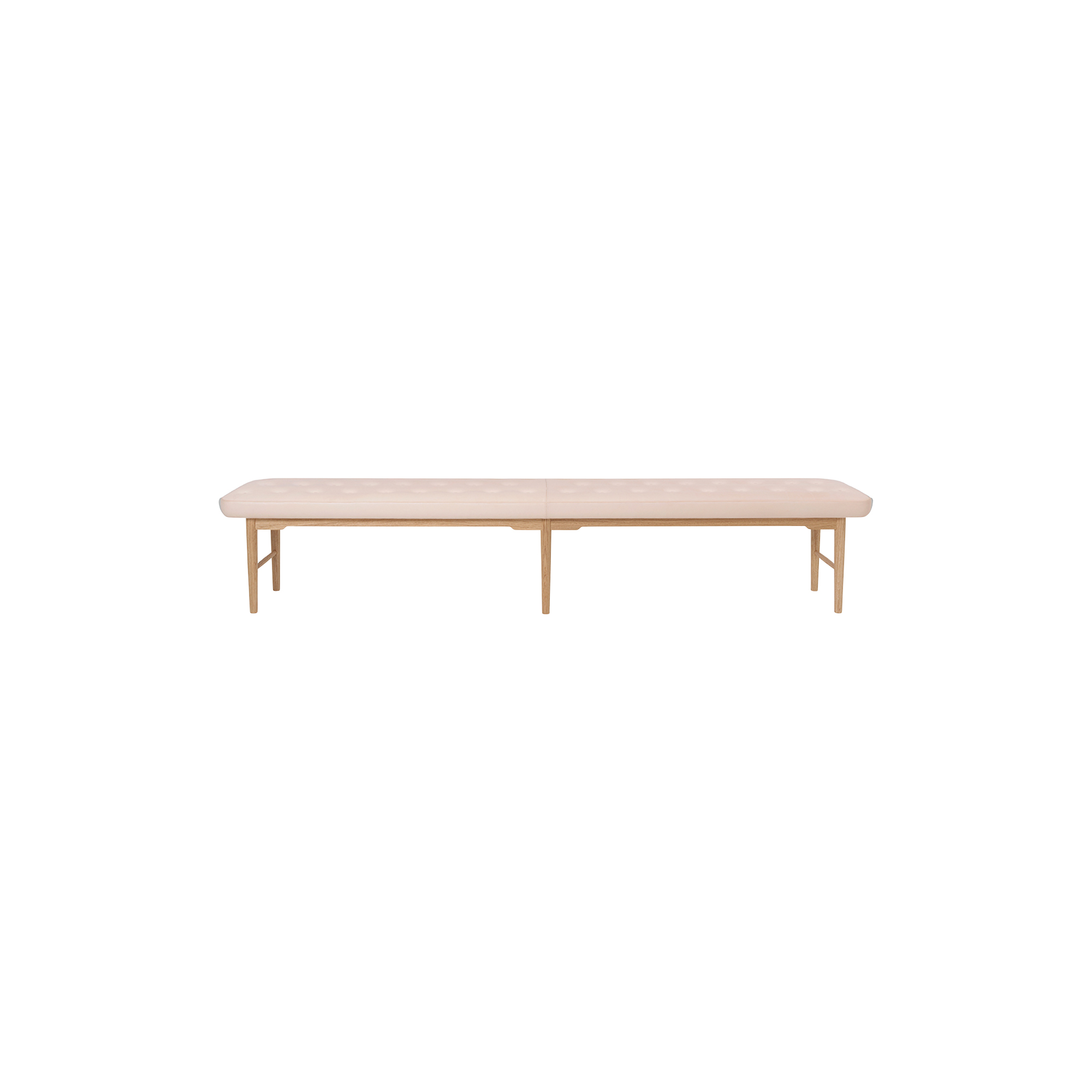 Carl Hansen & Søn - VLA75 Foyer bænk, Sif 90/olieret eg - H: 45,5 x L: 238,5 x B: 48 cm.