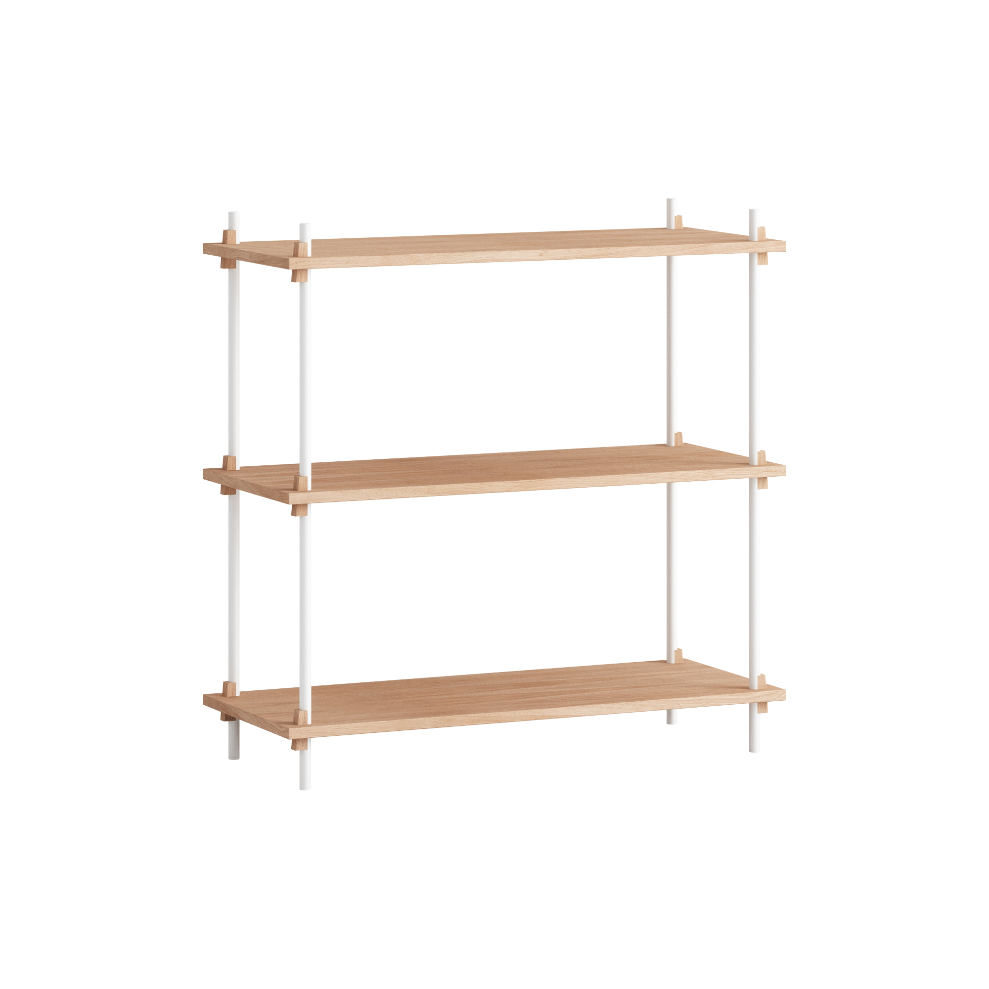 MOEBE - Shelving Classic Standard, oak/white