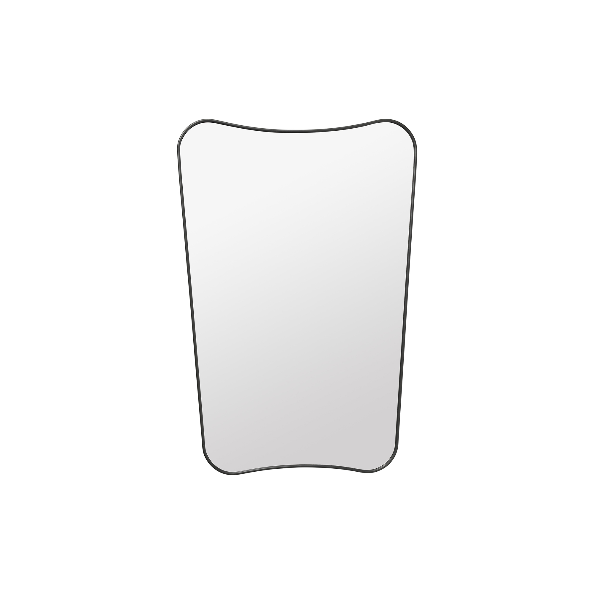 GUBI - F.A. 33 Wall Mirror, black brass - 54x80 cm