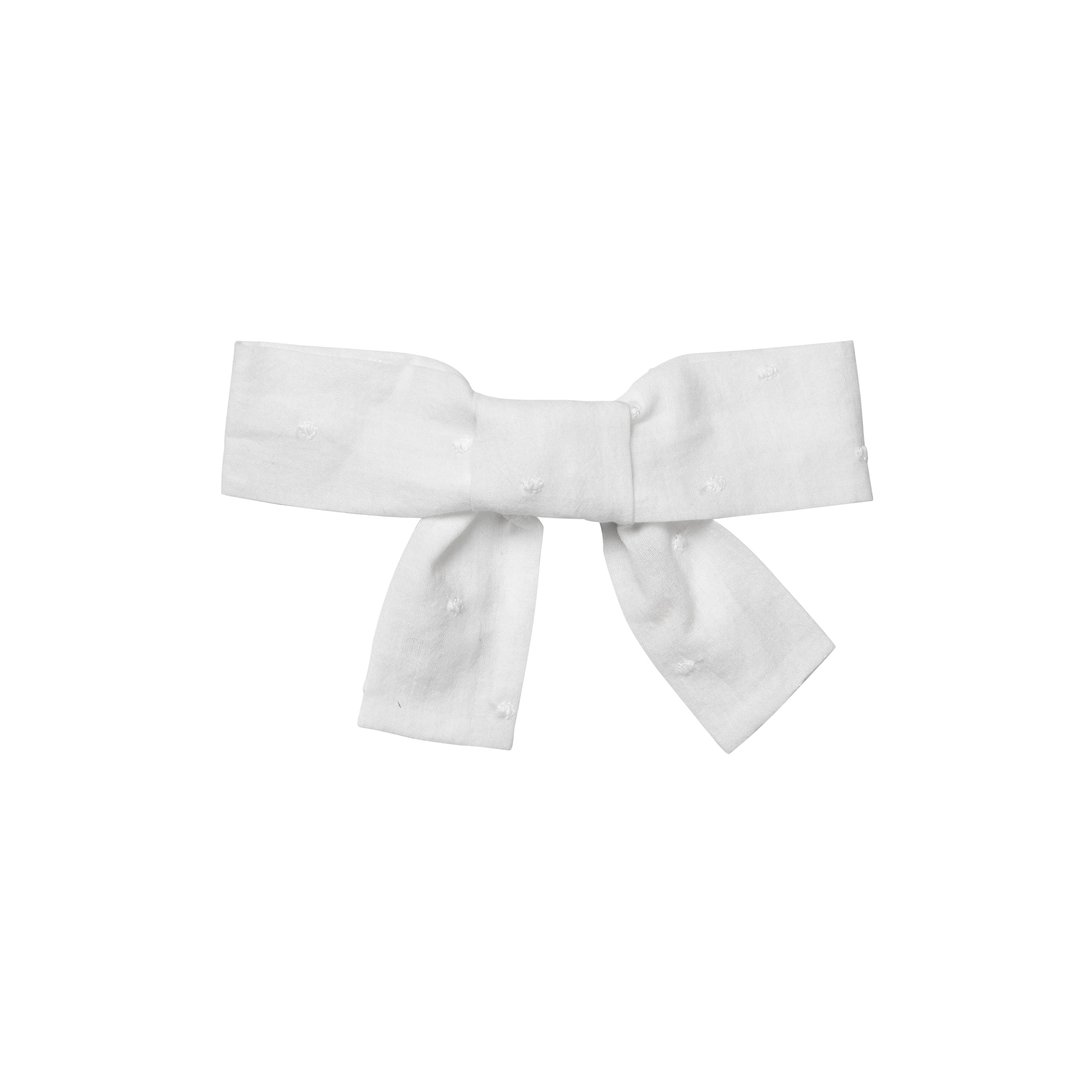 Lalaby - Big Hair Bow, white dot - One-size