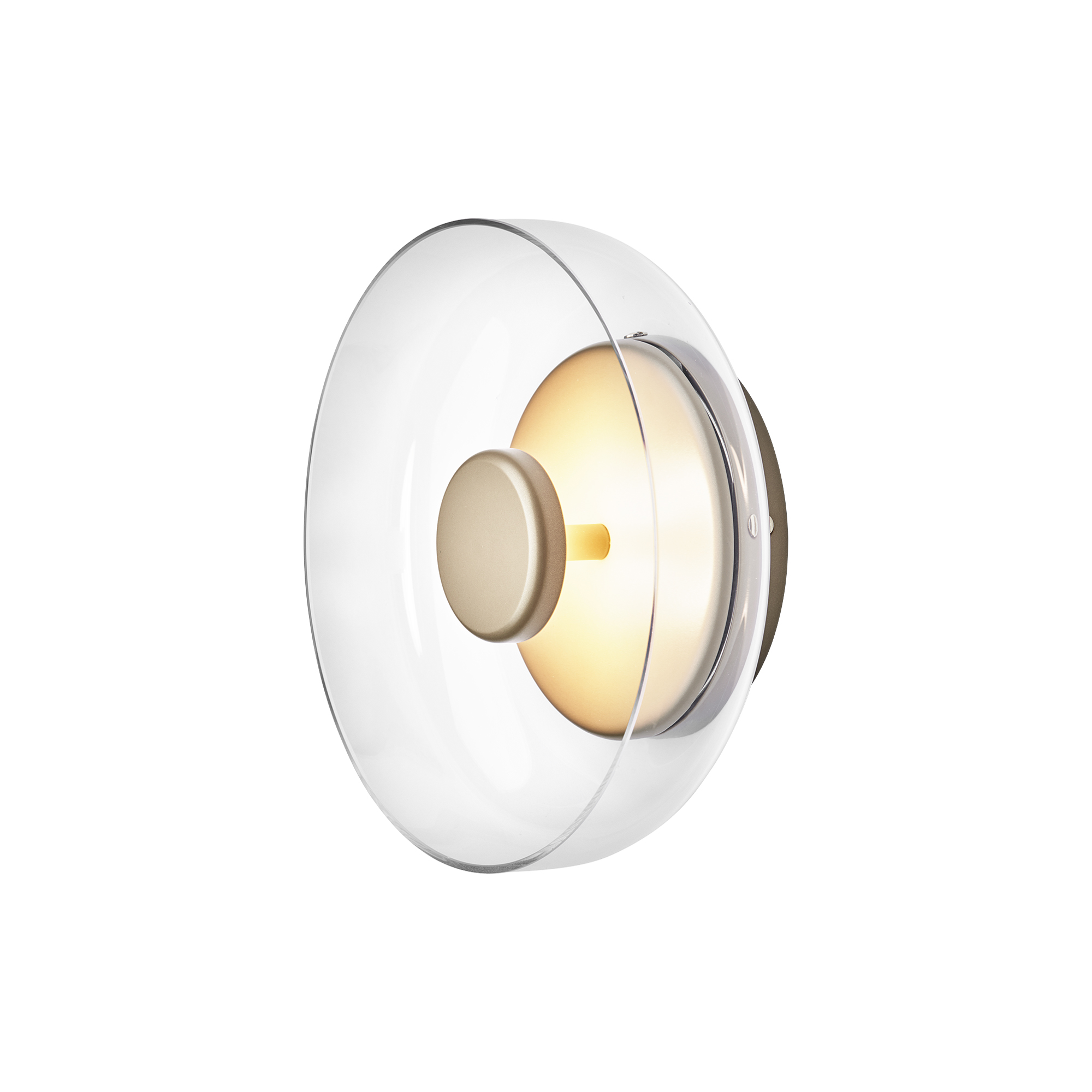 Nuura - Blossi Wall Lamp, nordic gold/clear