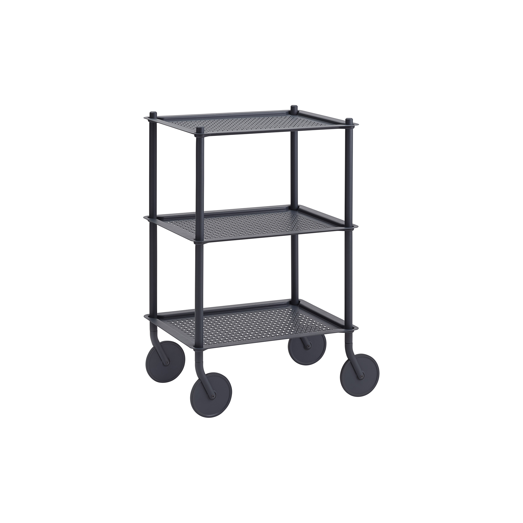 Muuto - Flow Trolley 3-Layer, blue -grey - 3-Layer