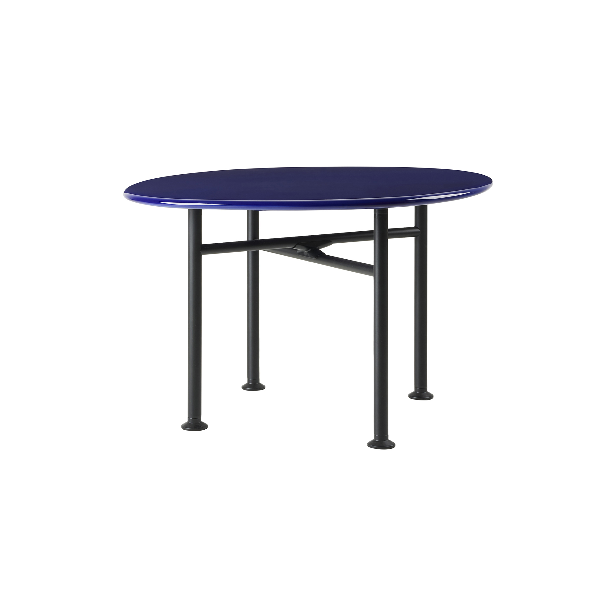GUBI - Carmel Coffee Table, pacific blue - H: 40 x L: 60 x B: 60 cm.