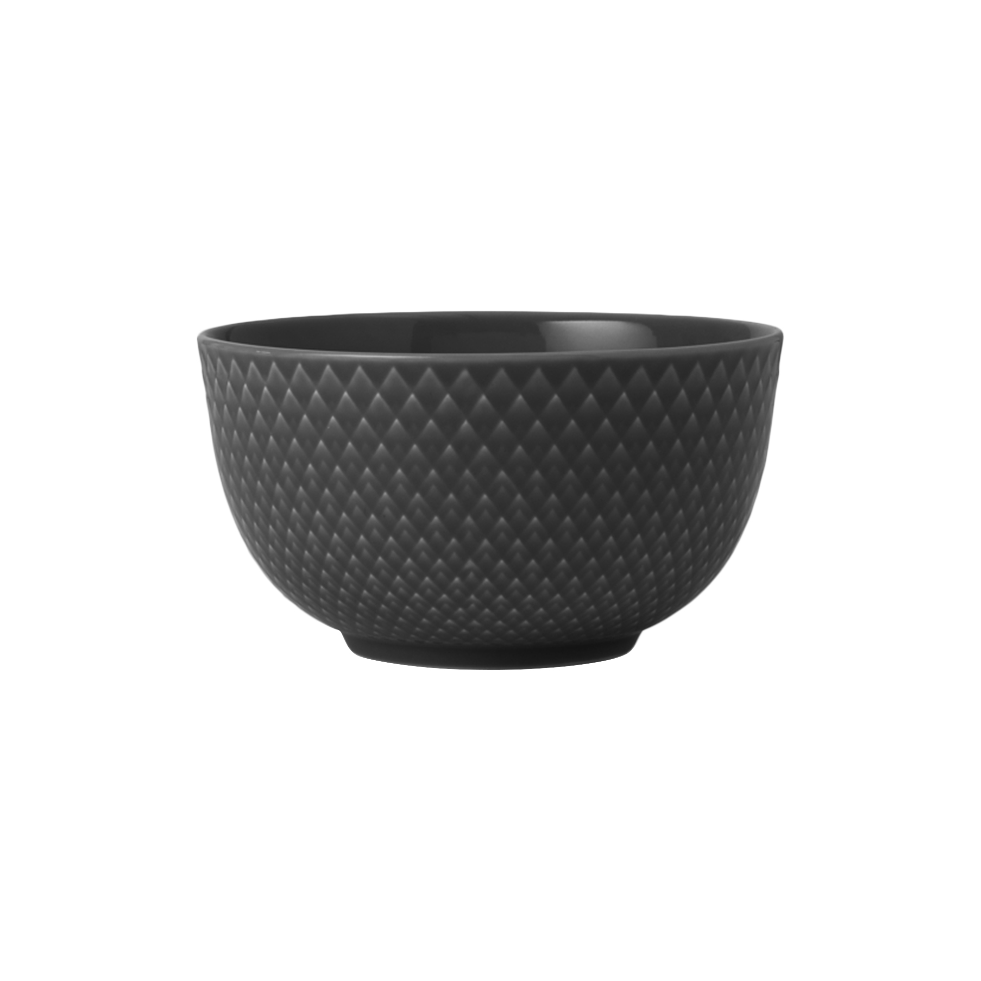 Lyngby Porcelæn - Rhombe Earth Skål, slate