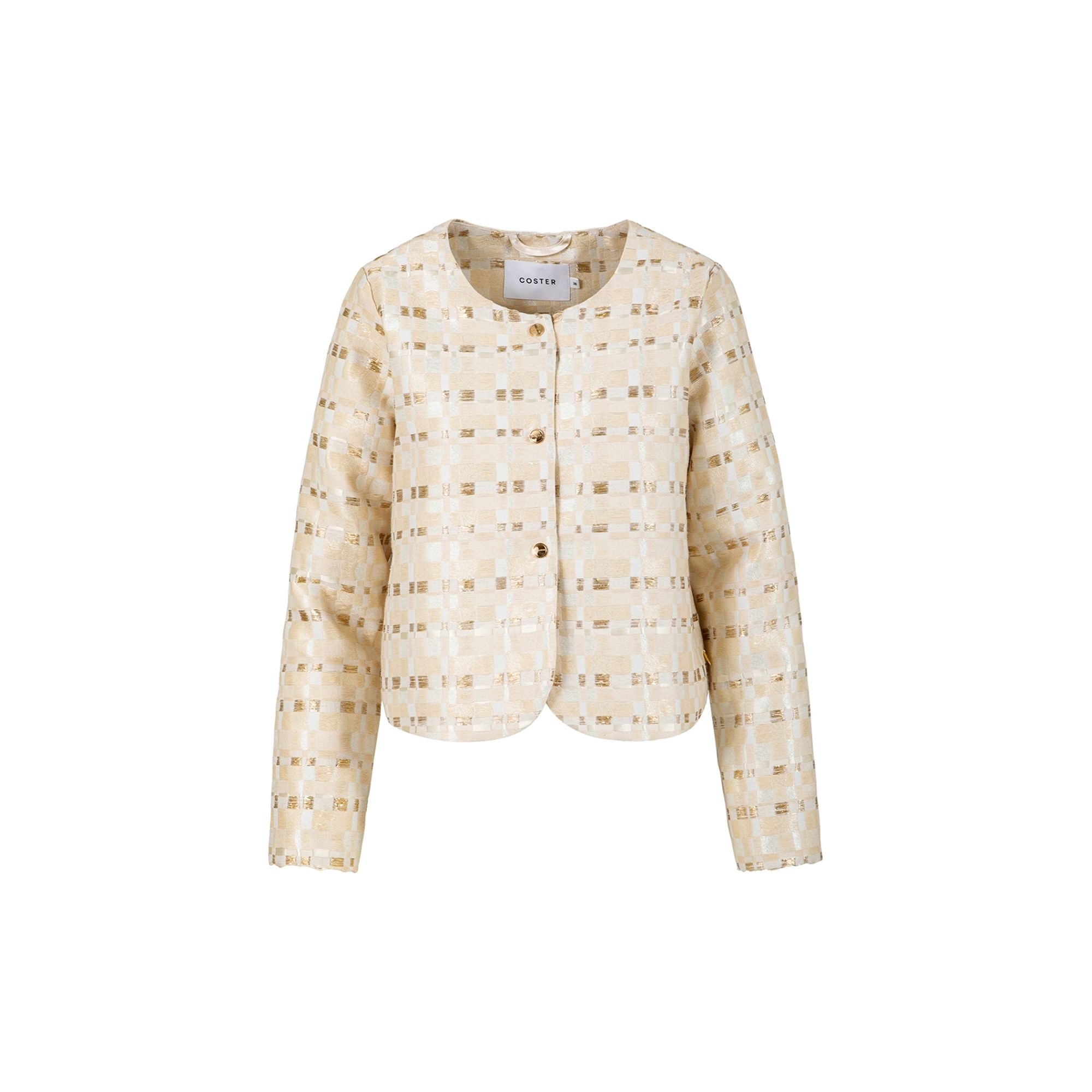 Coster Copenhagen - Shimmer jacquard jacket, shimmer jaquard - Str. 40