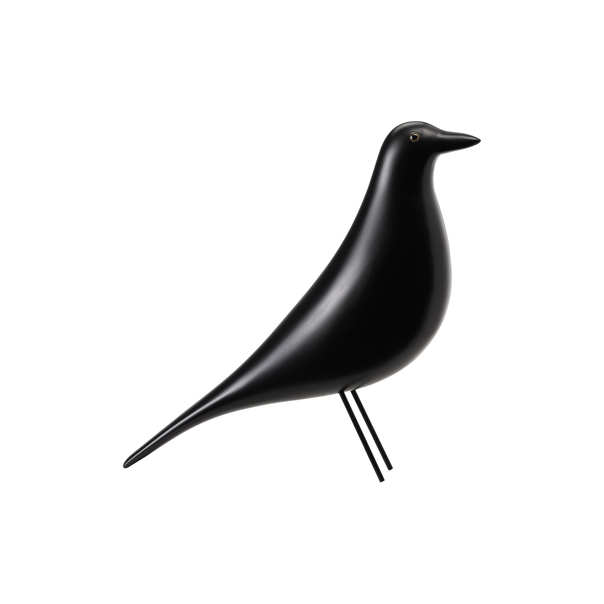 Vitra - Eames House Bird, black - H: 27,6 x B: 27,8 x D: 8,5 cm.