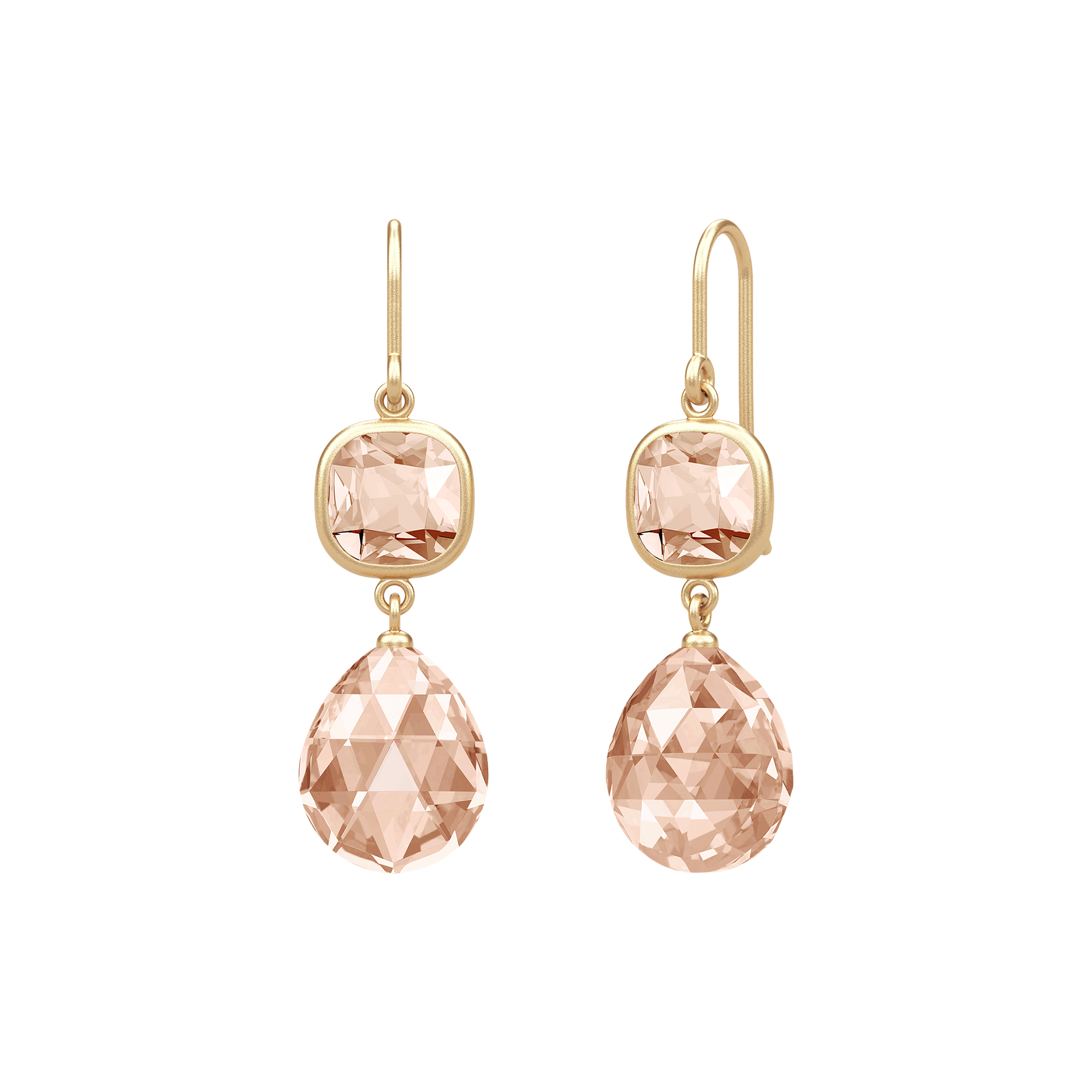 Julie Sandlau - Olivia Earrings, gold/peach