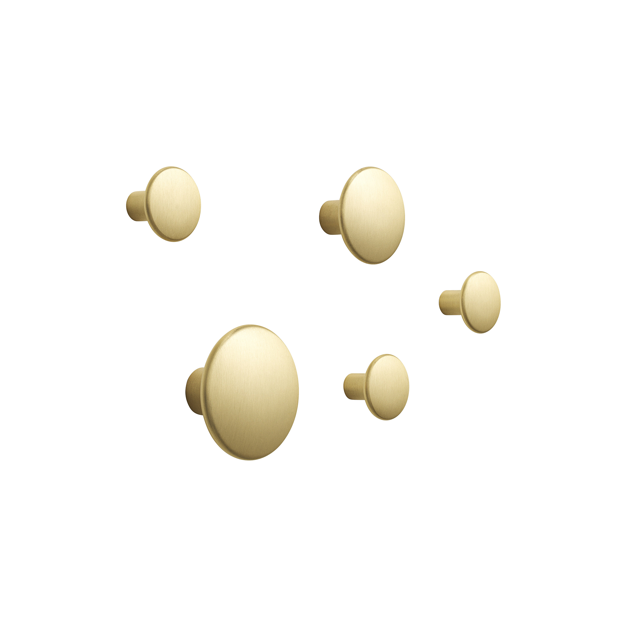 Muuto - Dots Metal 5 pcs., brass