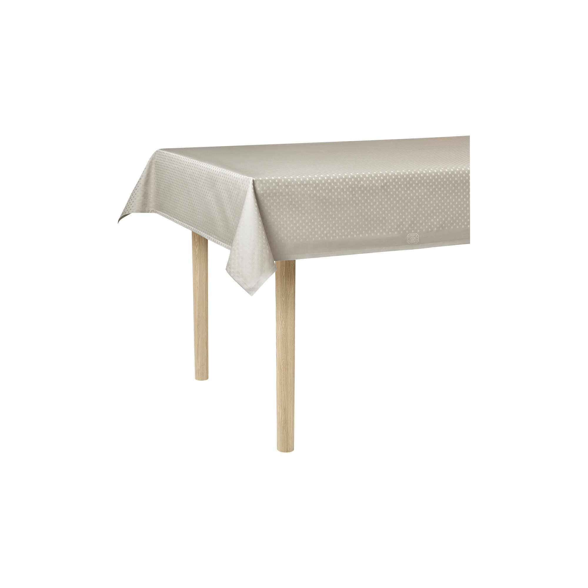Georg Jensen Damask - SNOWFLAKES dug, greige - 165x220 cm