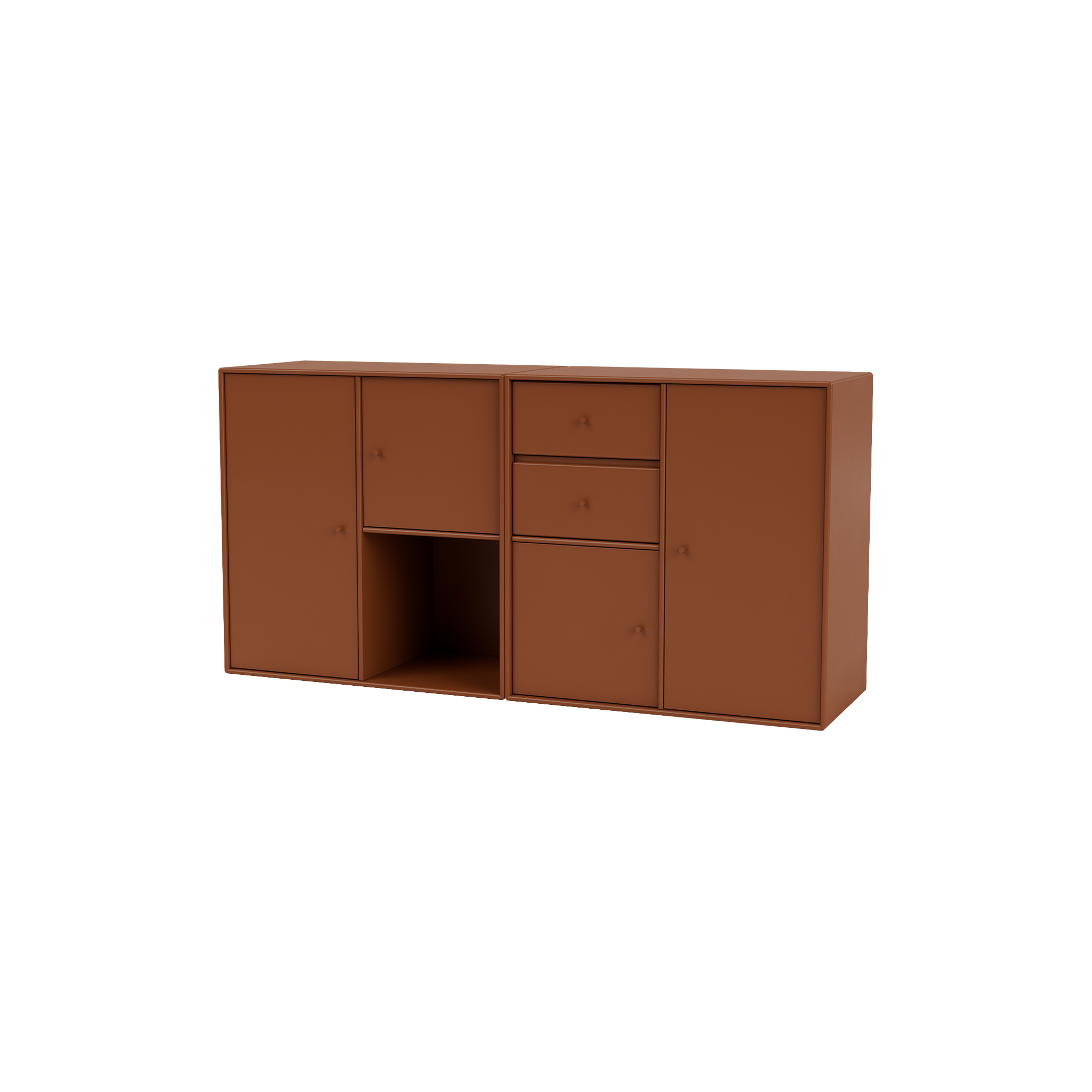 Montana Furniture - COUPLE bred skænk, 146 hazelnut