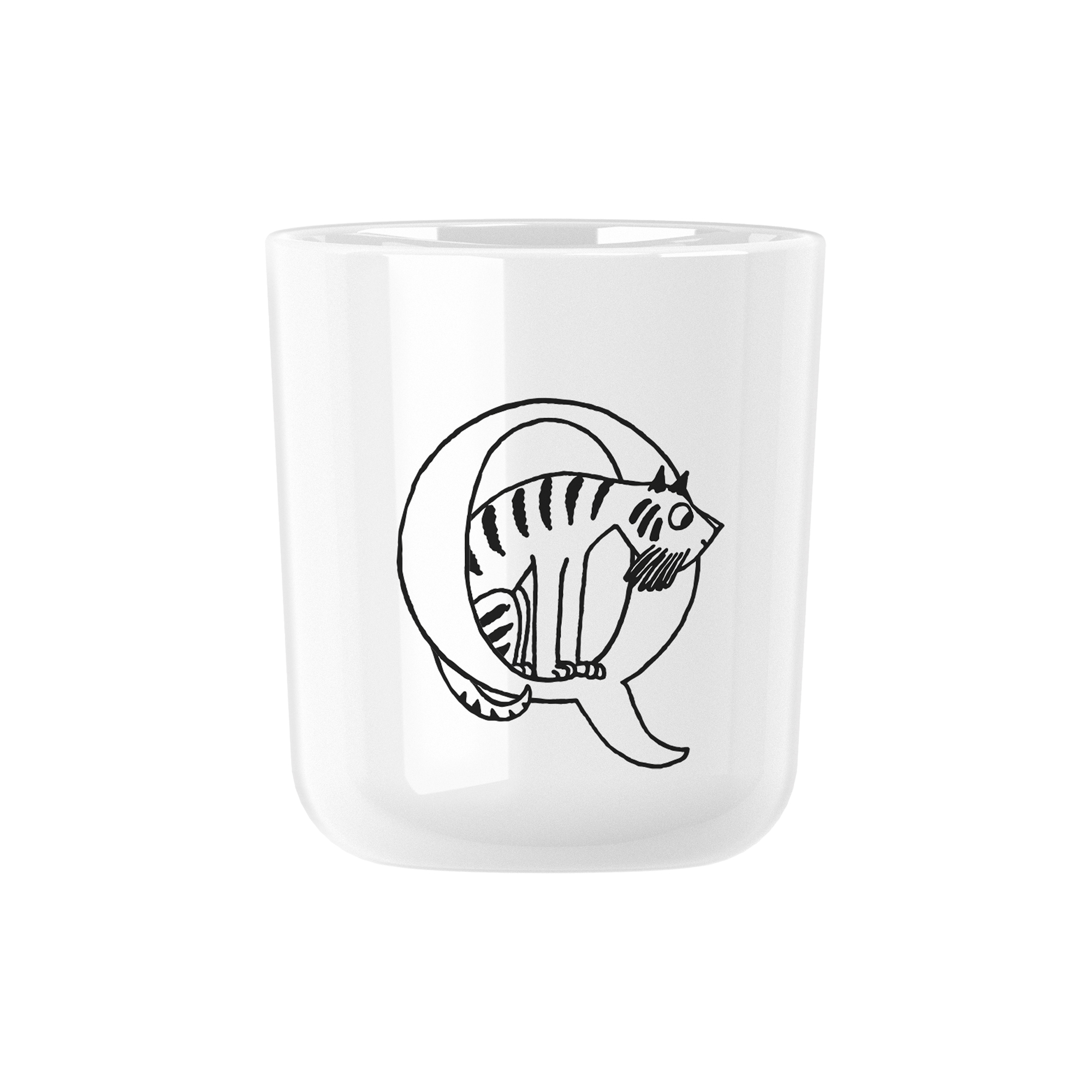 RIG-TIG - Moomin ABC kop Q, moomin white - Q