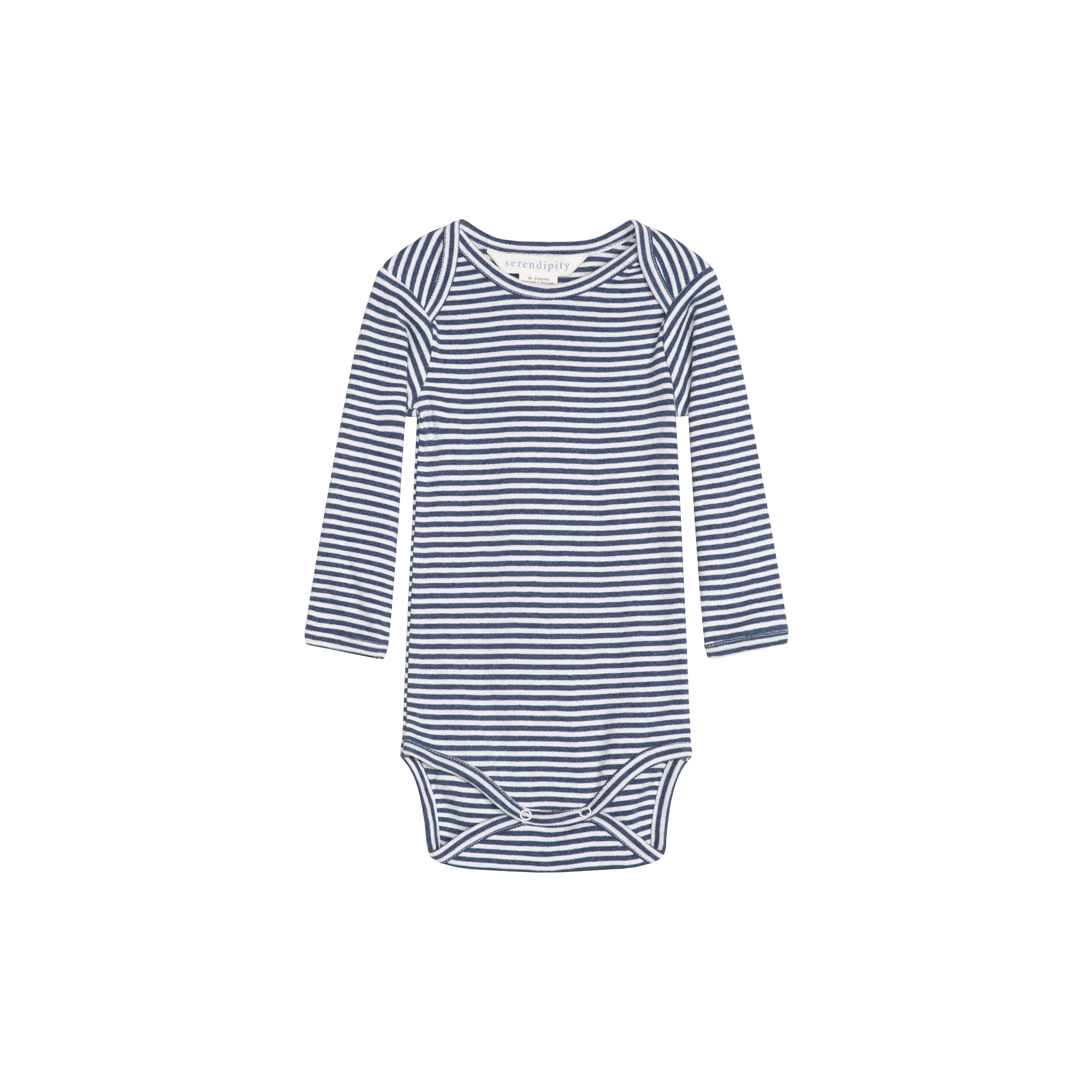 Serendipity - Baby Body Stripe, navy/offwhite - Str. 18M-86