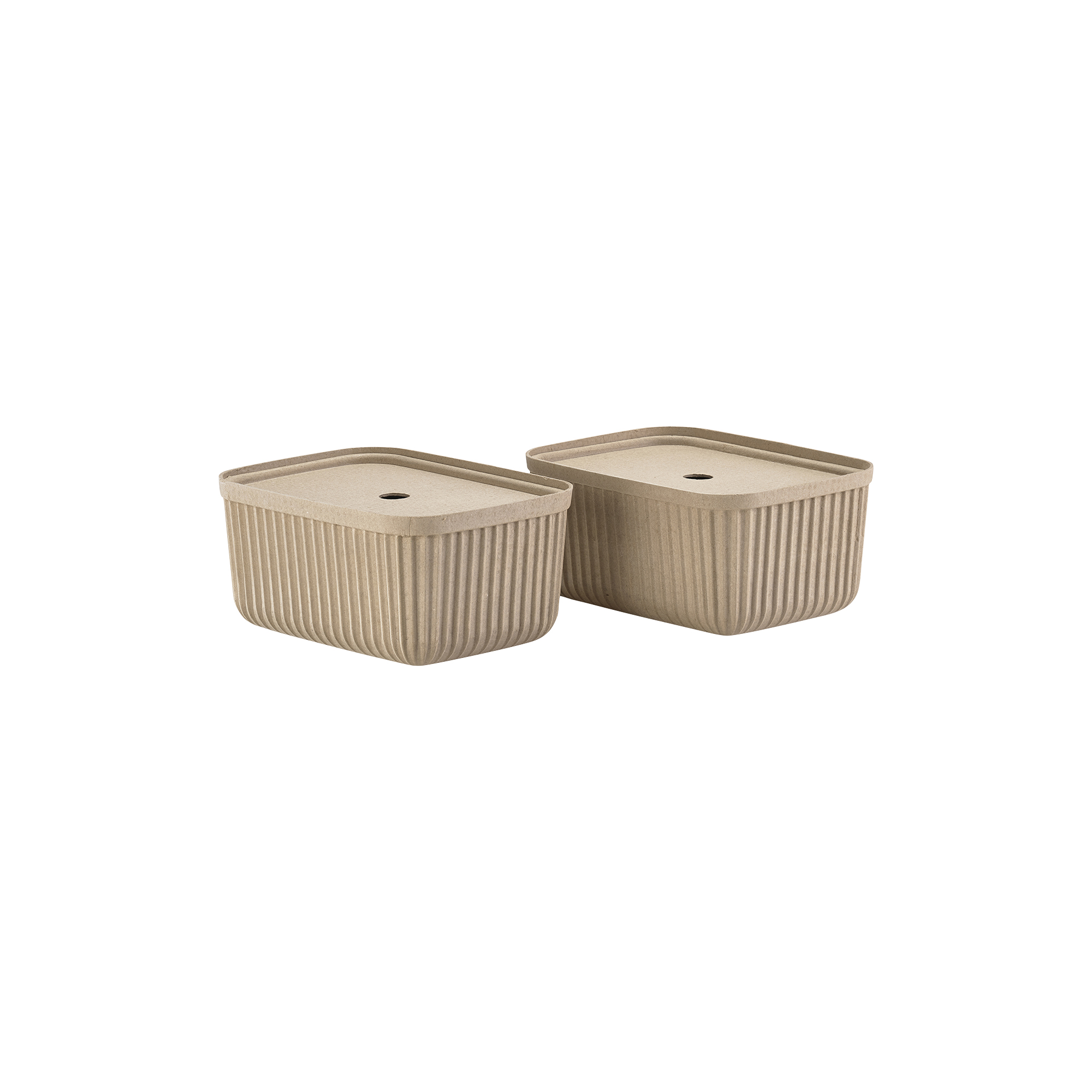 Zone Denmark - Pulp opbevaringsboks, natural brown - 7.7L