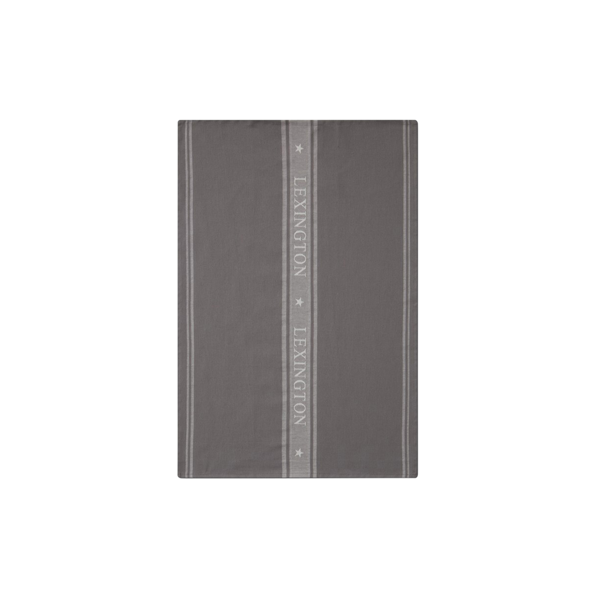 Lexington - Icons Cotton Jacquard Star Kitchen Towel, gray/white