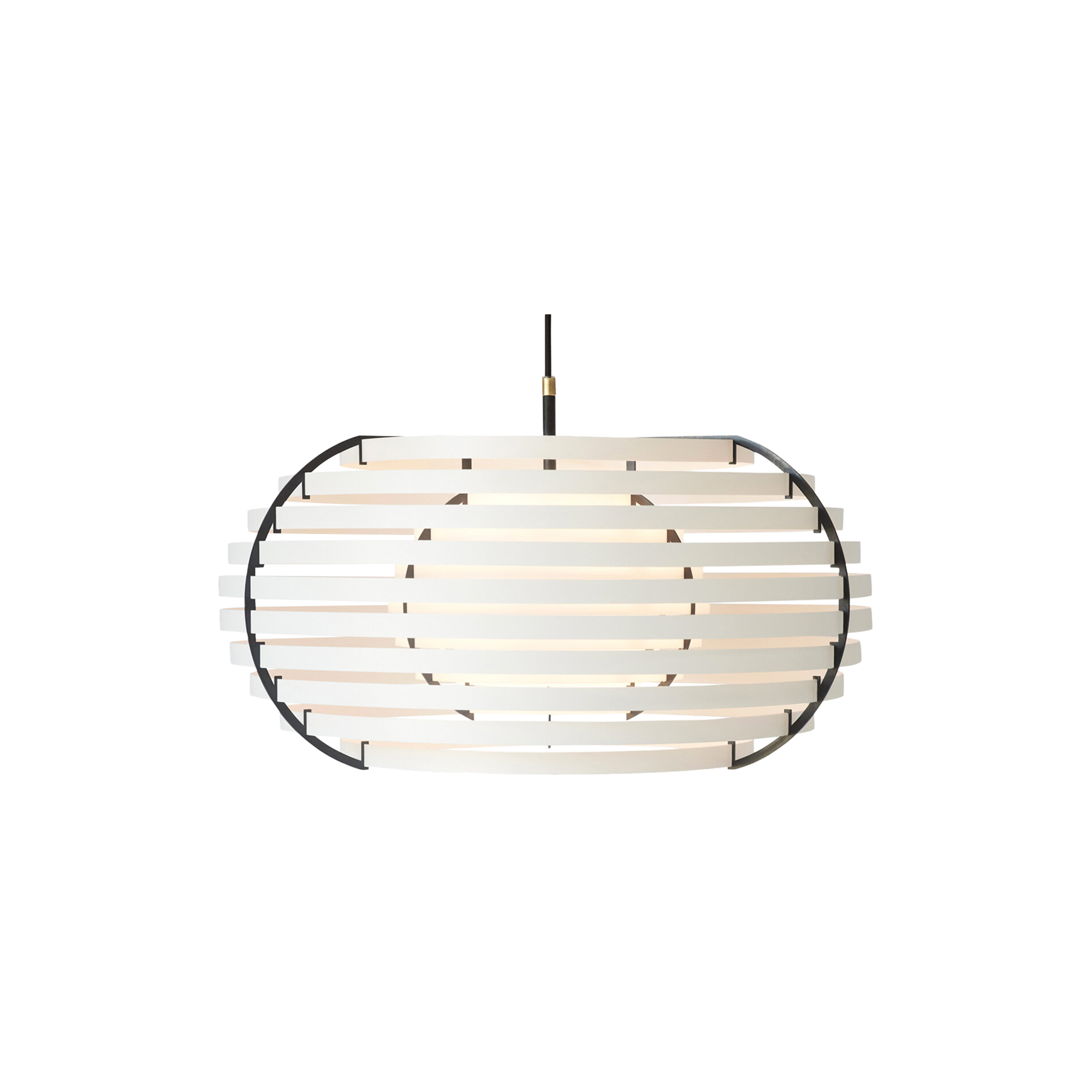 Brian Kirk - M60 pendel, opal, Moon60 - H: 30 x Ø 60 cm.