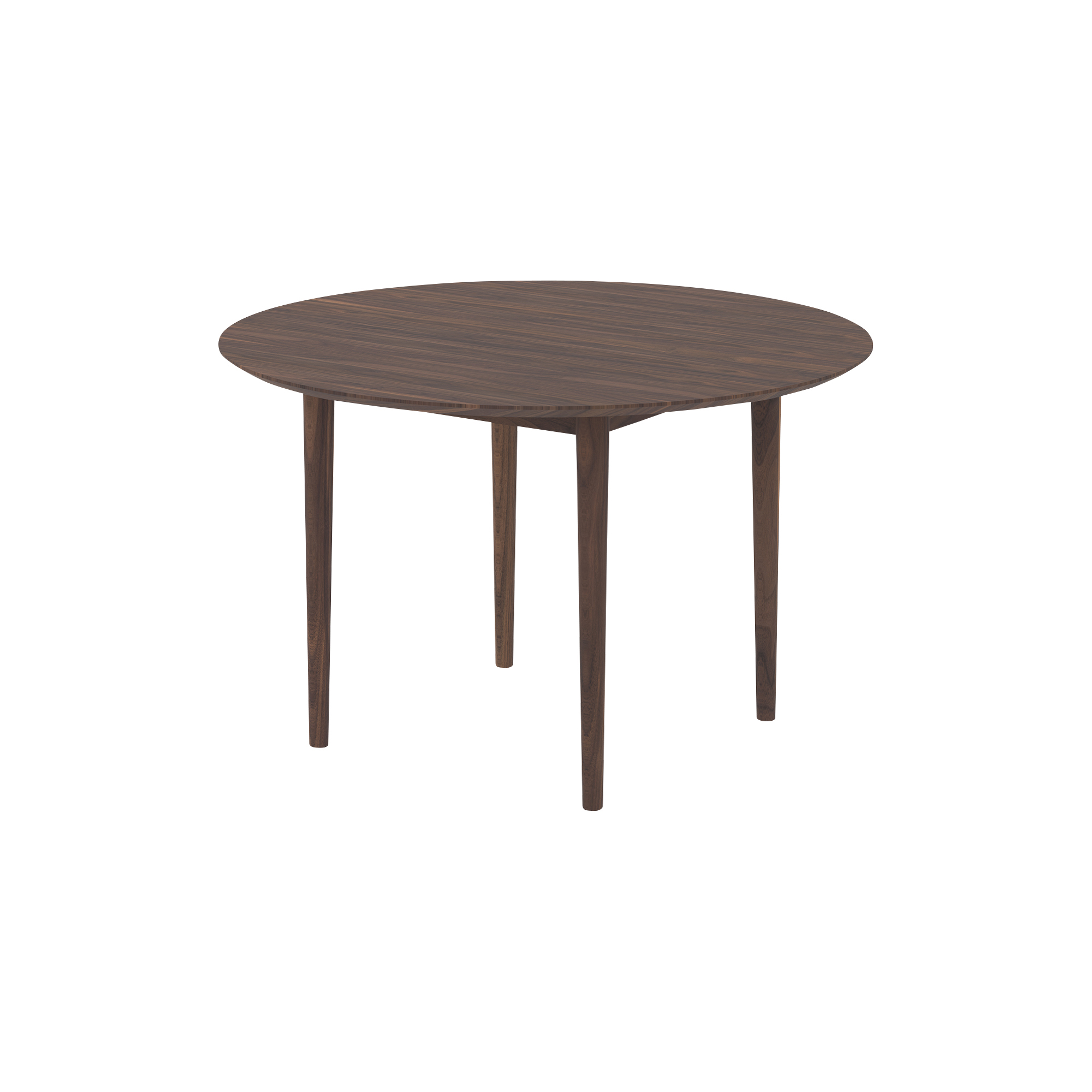 Bernh. Pedersen & Søn - BPS119 Table, oiled walnut, Table No. 119 - Ø120 cm