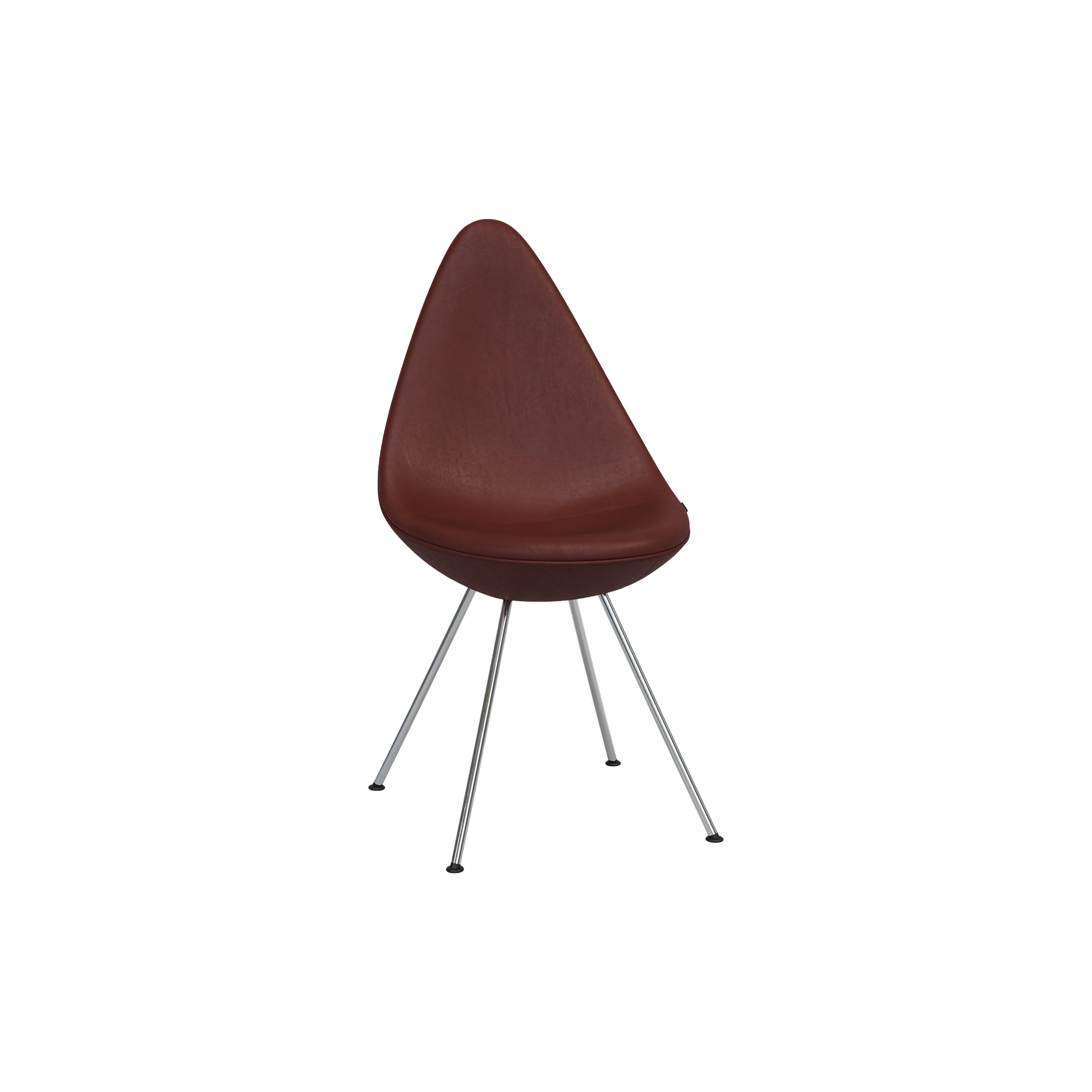 Fritz Hansen - Dråben 3110 stol, wild burgundy red