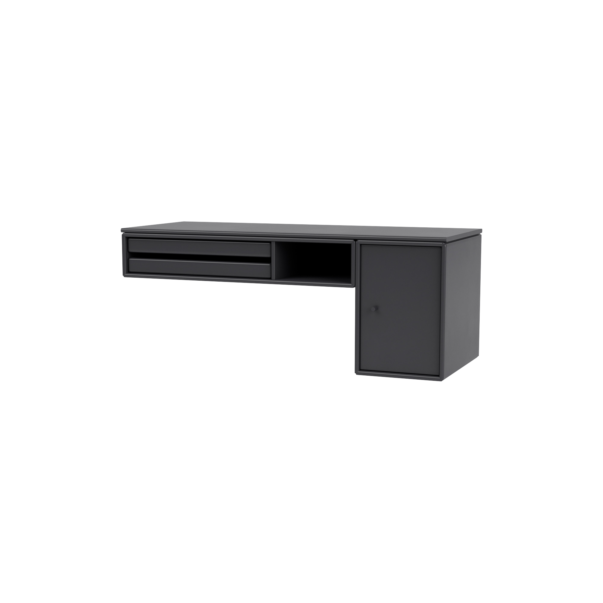 Montana Furniture - BUREAU skrivebord, 04 anthracite