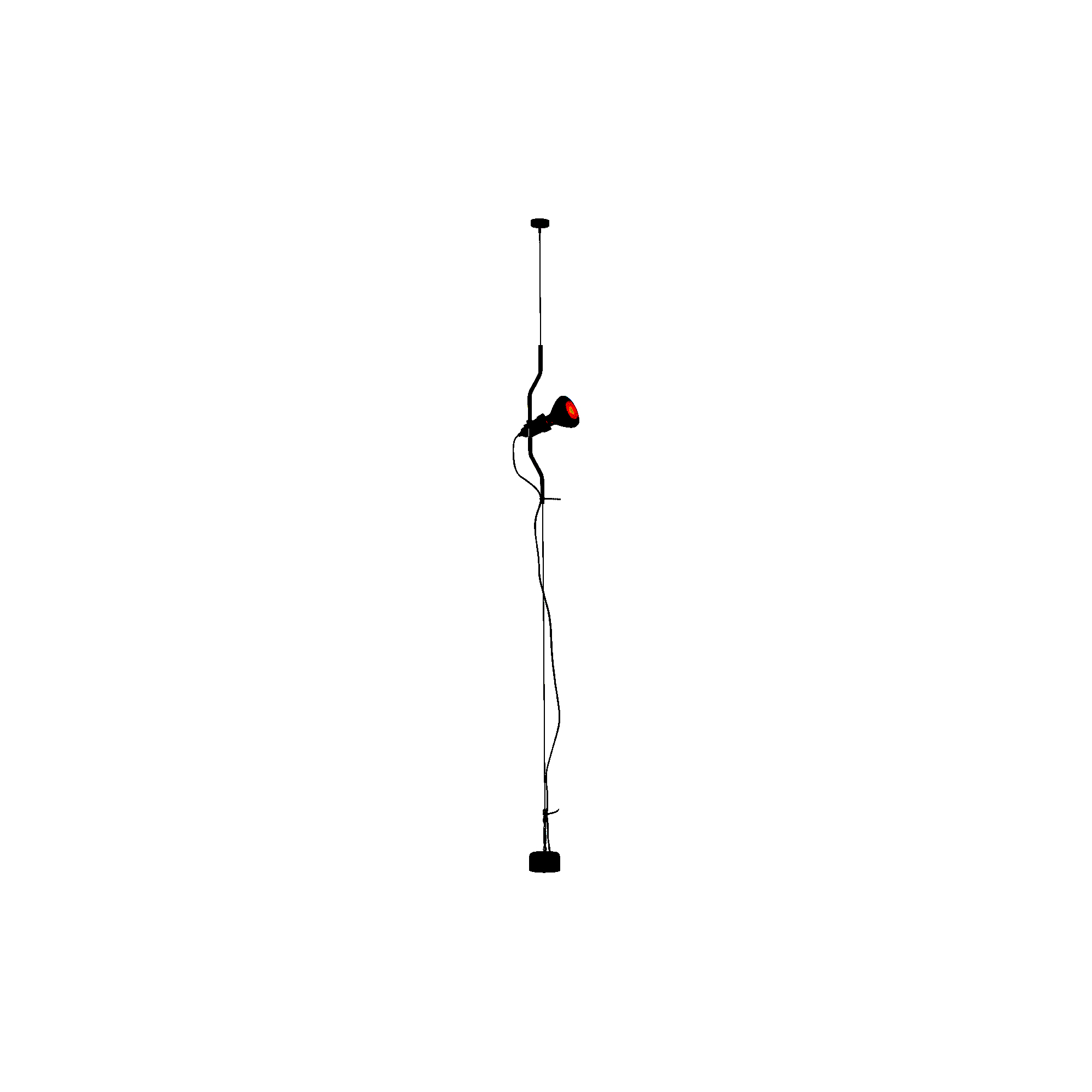 Flos - Parentesi gulvlampe, hvid