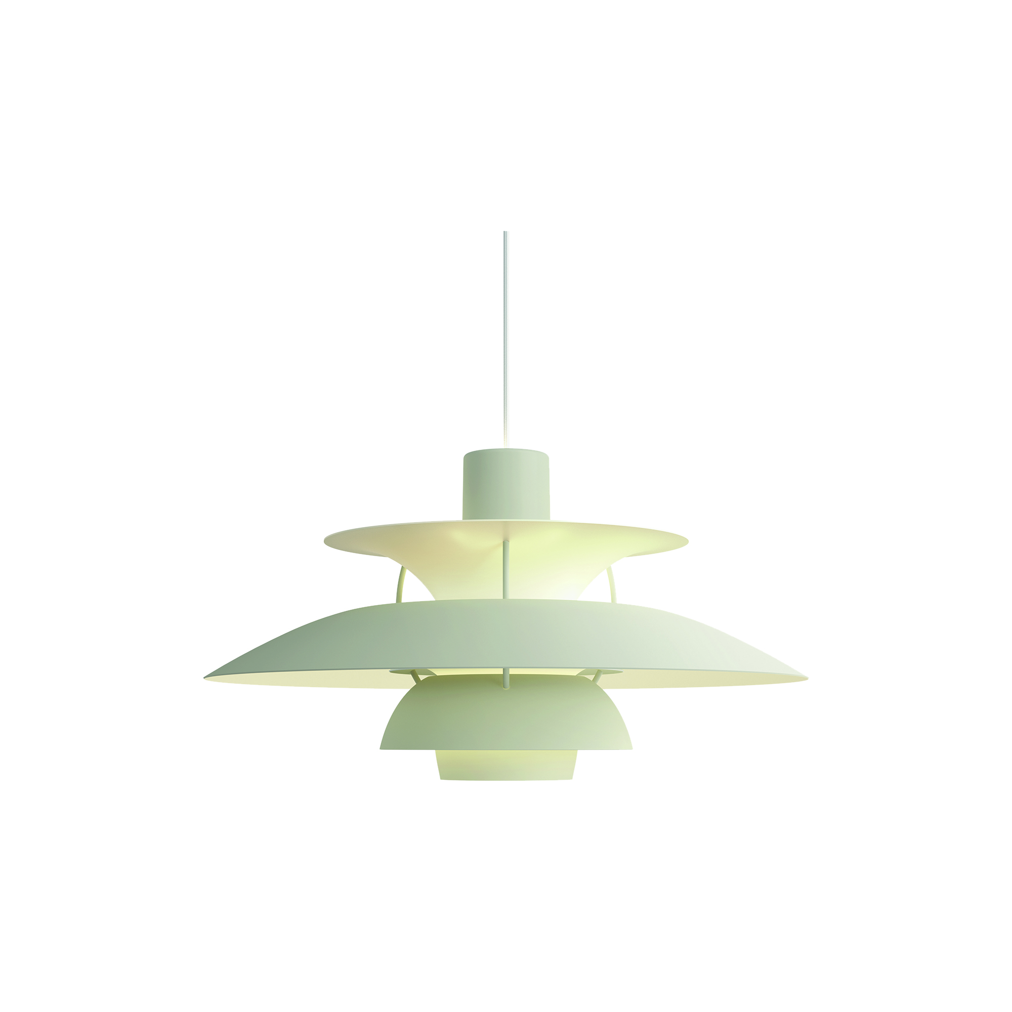 Louis Poulsen - PH 5 Monochrome pendel, monochrome pale pewter