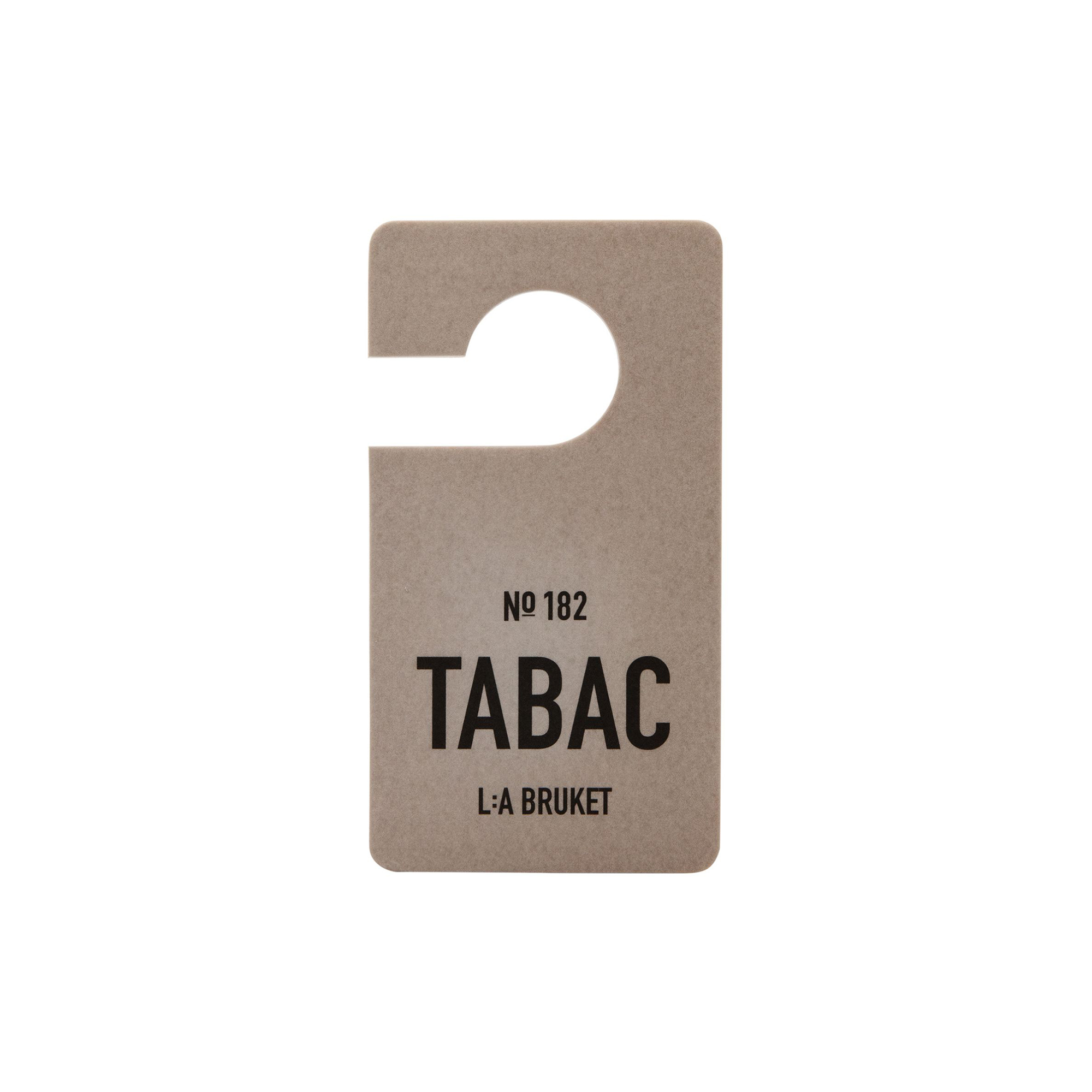 L:a Bruket - No. 182 Fragrance Tag, tabac
