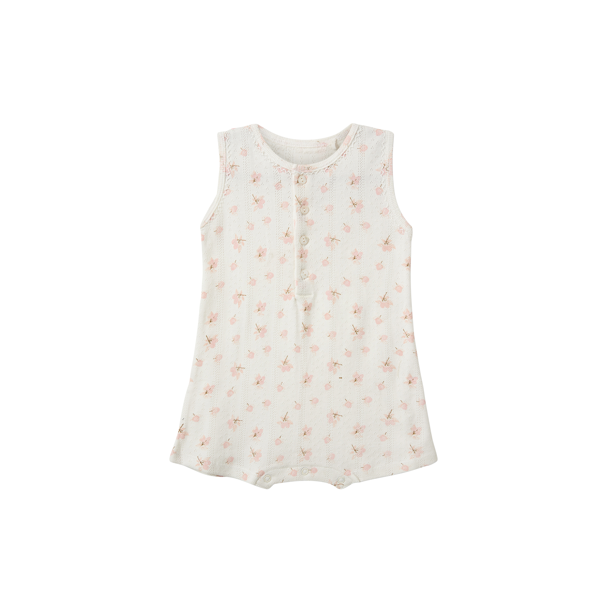 Sofie Schnoor - TineKB Jumpsuit, off white/light pink - Str. 74
