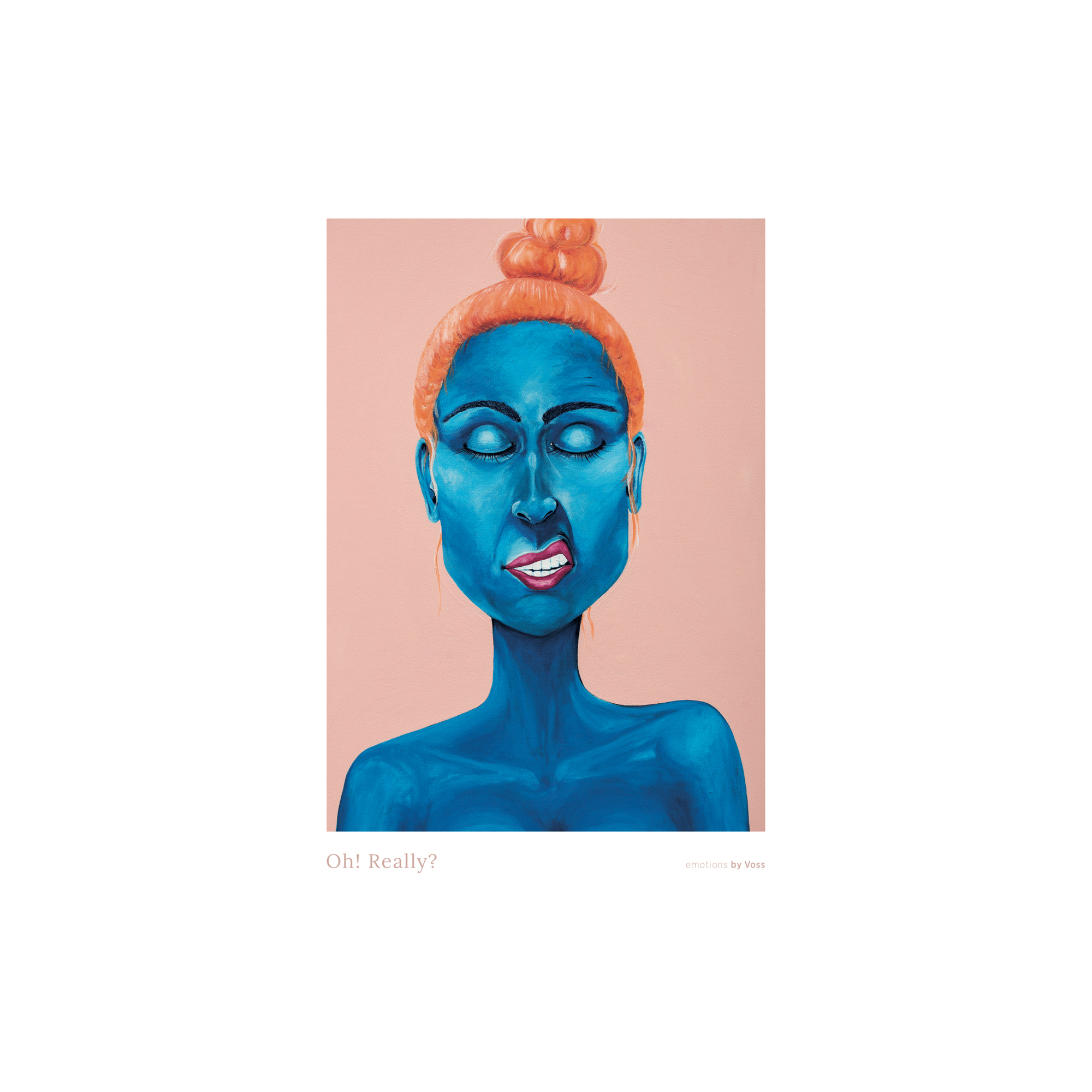 All by Voss - Oh Really plakat, Emotions - 30x40 cm