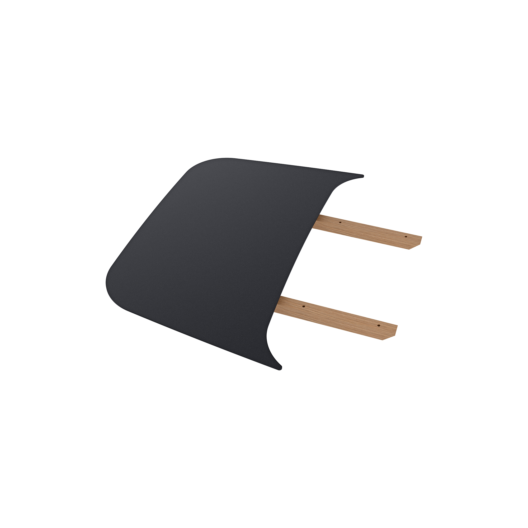 Bernh. Pedersen & Søn - BPS201 Holmen Table Leaf, black, Table No. 201 - L: 50 x B: 100 cm.