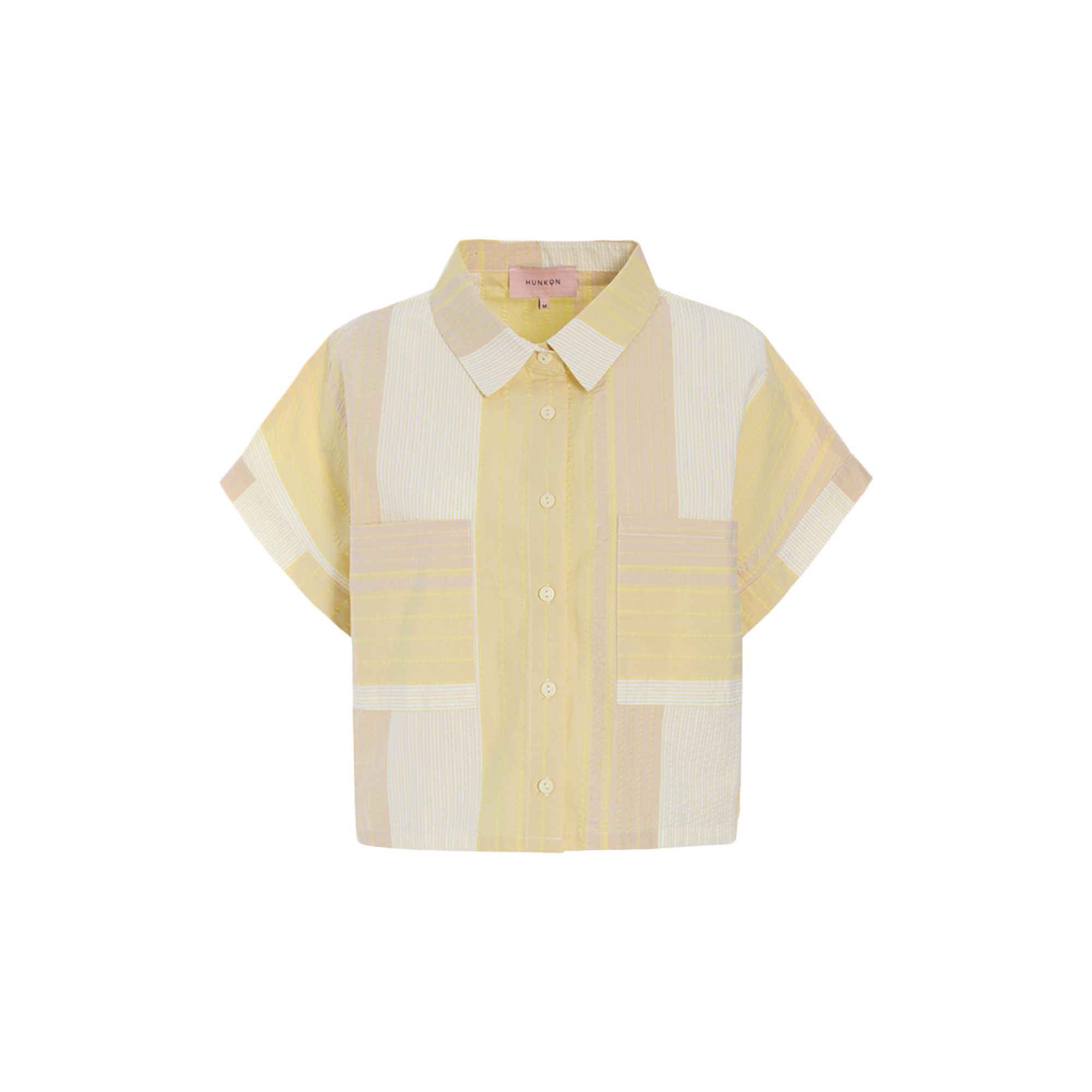 HUNKØN - Tilly Shirt, yellow - Str. L