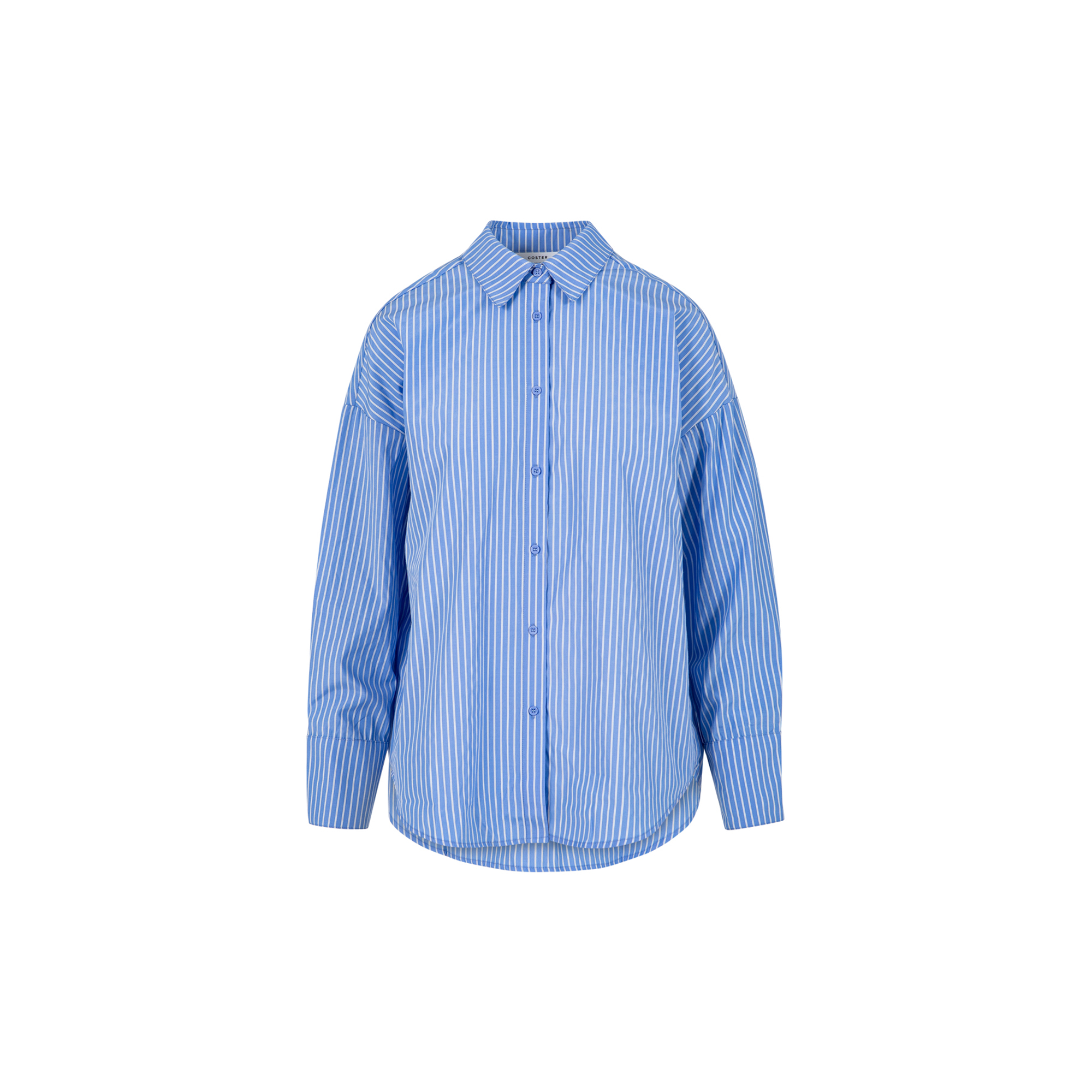 Coster Copenhagen - HARPER striped shirt, blue stripes - Str. 44
