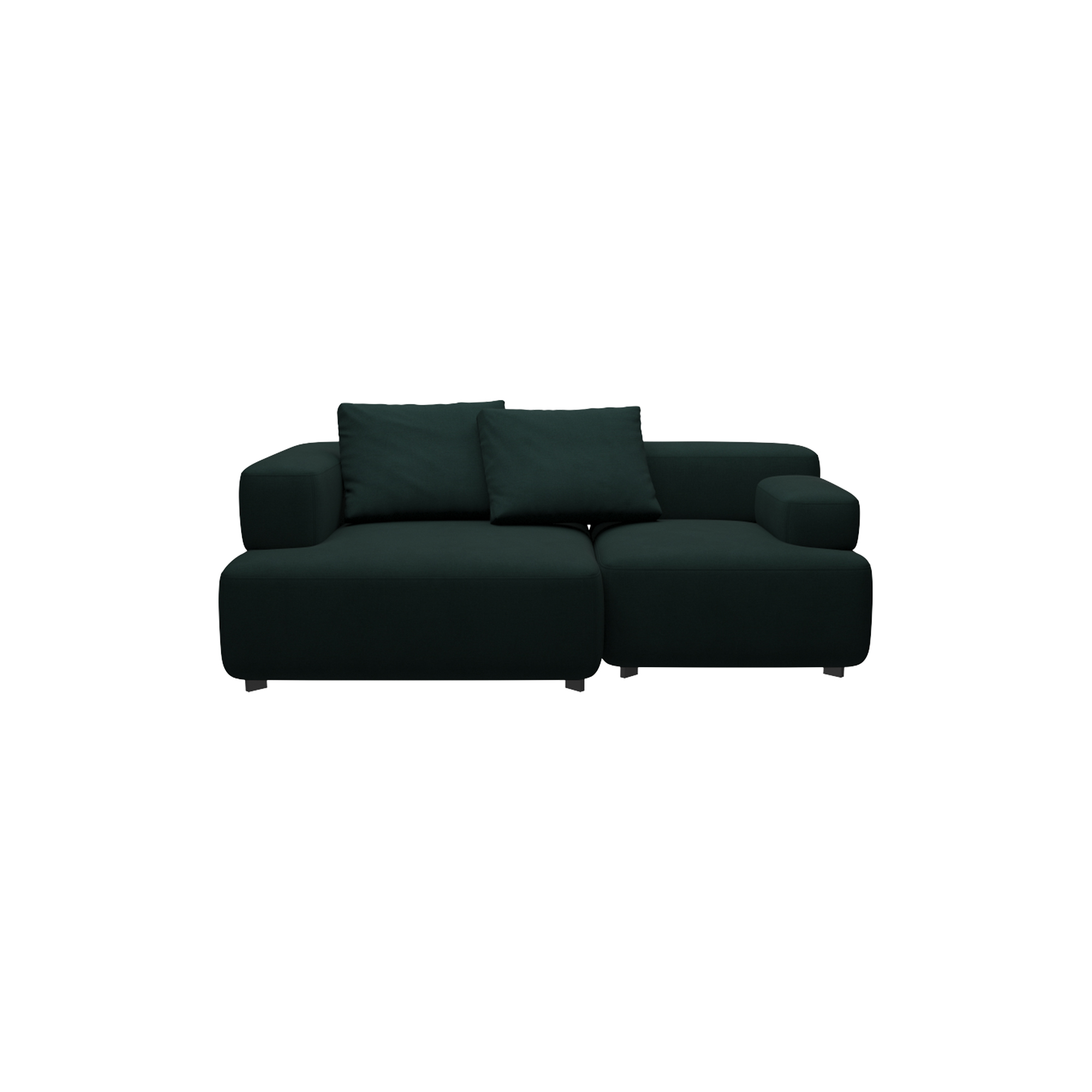 Fritz Hansen - Alphabet PL210-1 sofa, dark green 1161