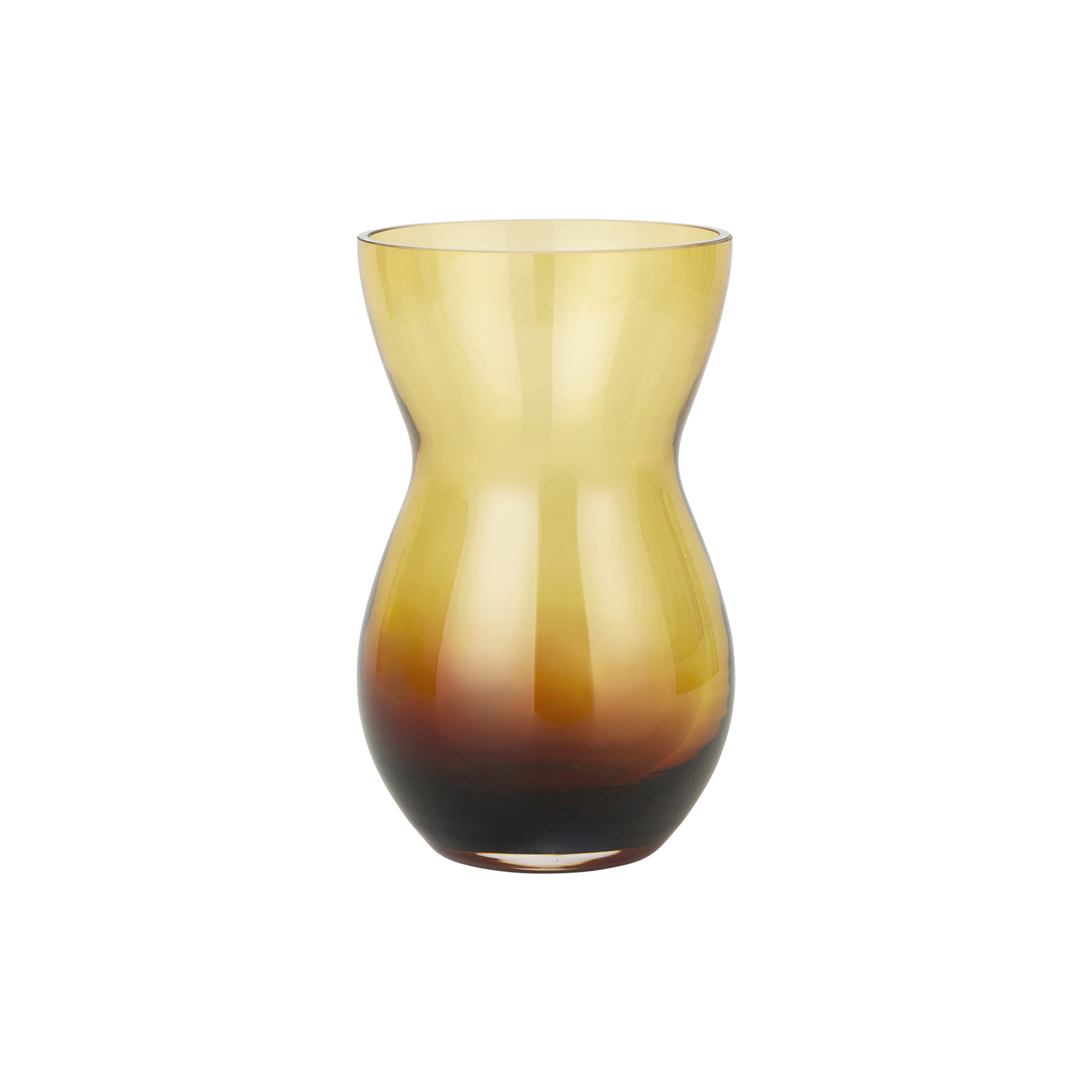 Holmegaard - Calabas duo vase, burgundy/amber