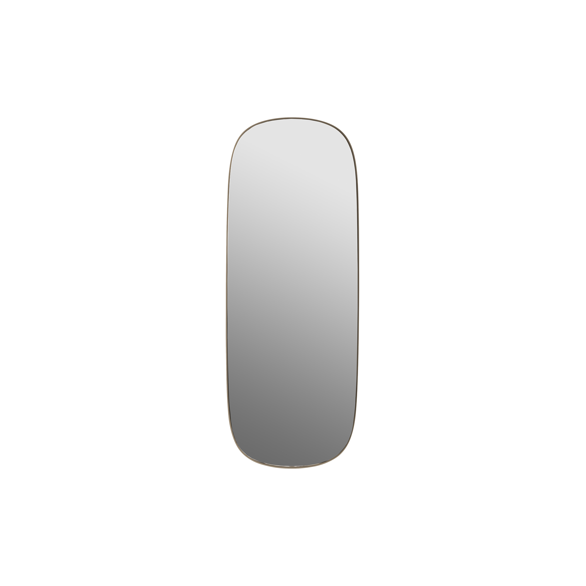 Muuto - Framed Mirror, taupe/clear - Large