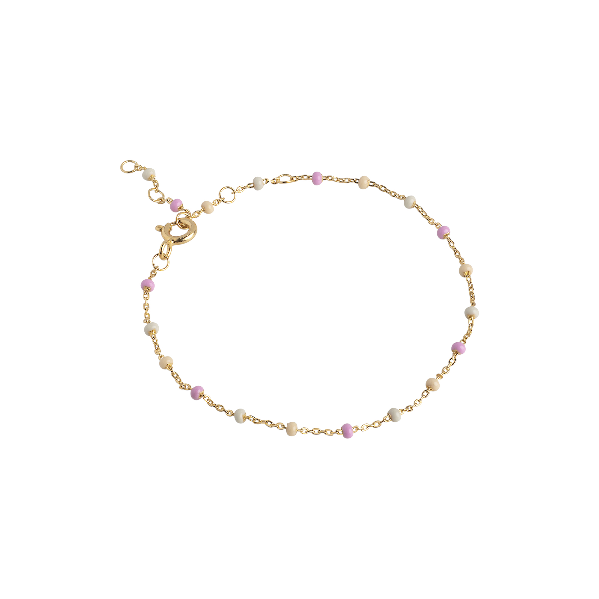 ENAMEL Copenhagen - Lola armbånd, guld/tropical