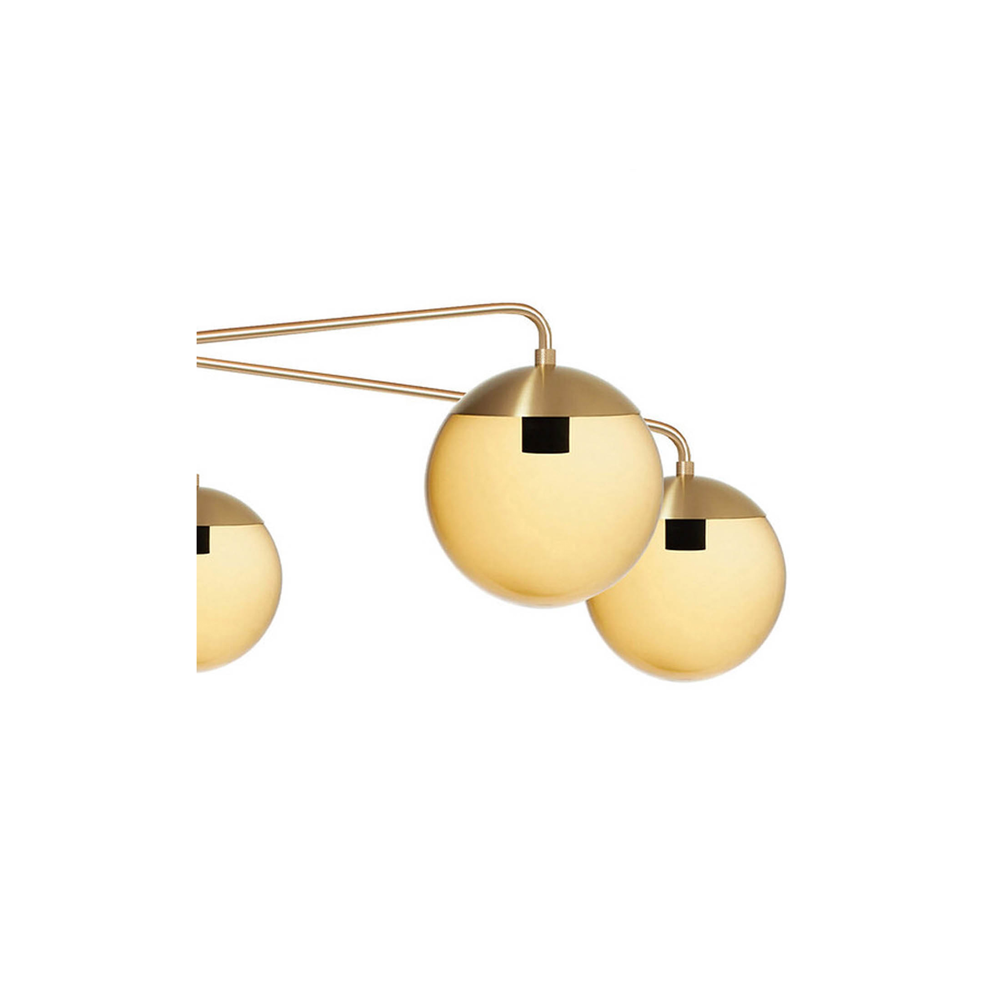 Rubn - Lord Asymmetric Ceiling, brass/brown