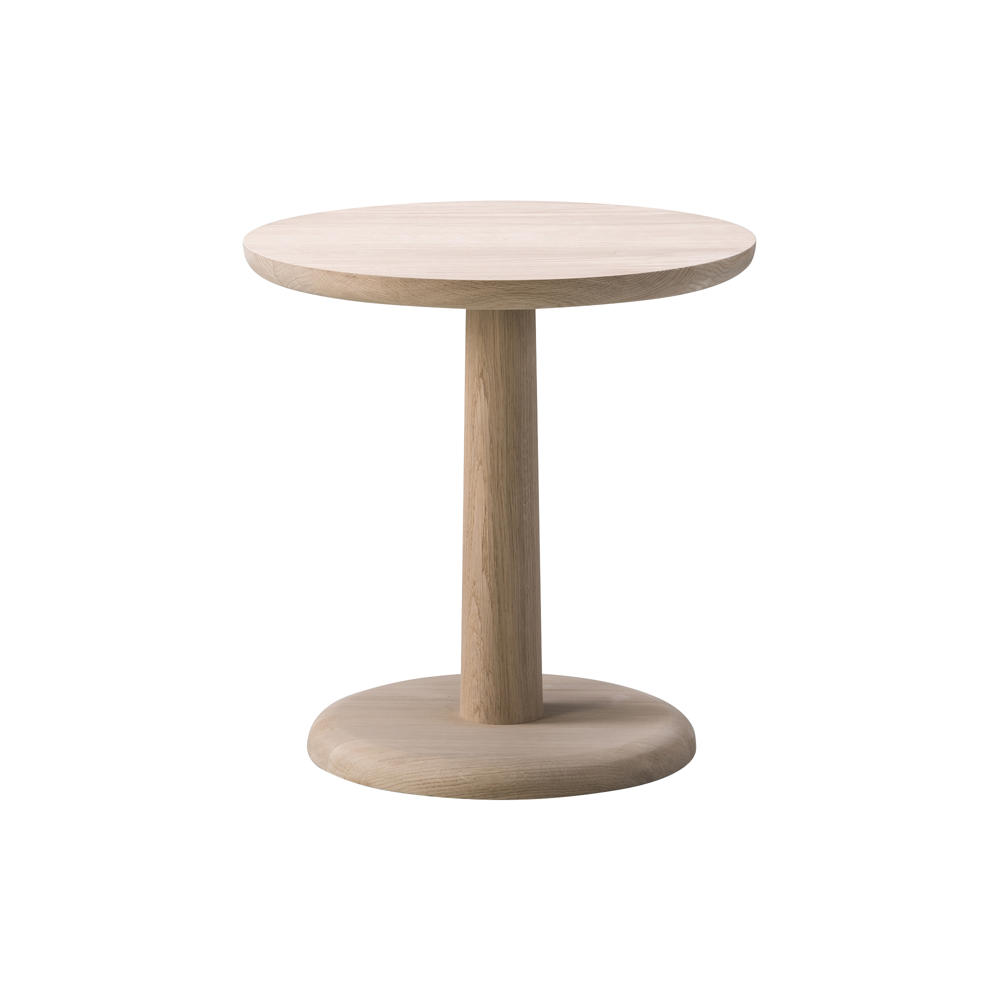 Fredericia Furniture - 1290 Pon bord, sæbebehandlet eg - H: 46 x Ø 45 cm.