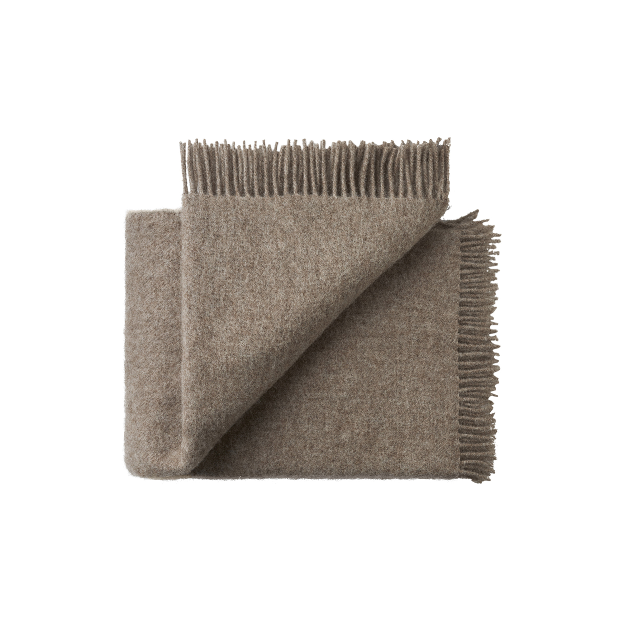 Silkeborg Uldspinderi - Season plaid, 00207 latte beige - 130x200 cm
