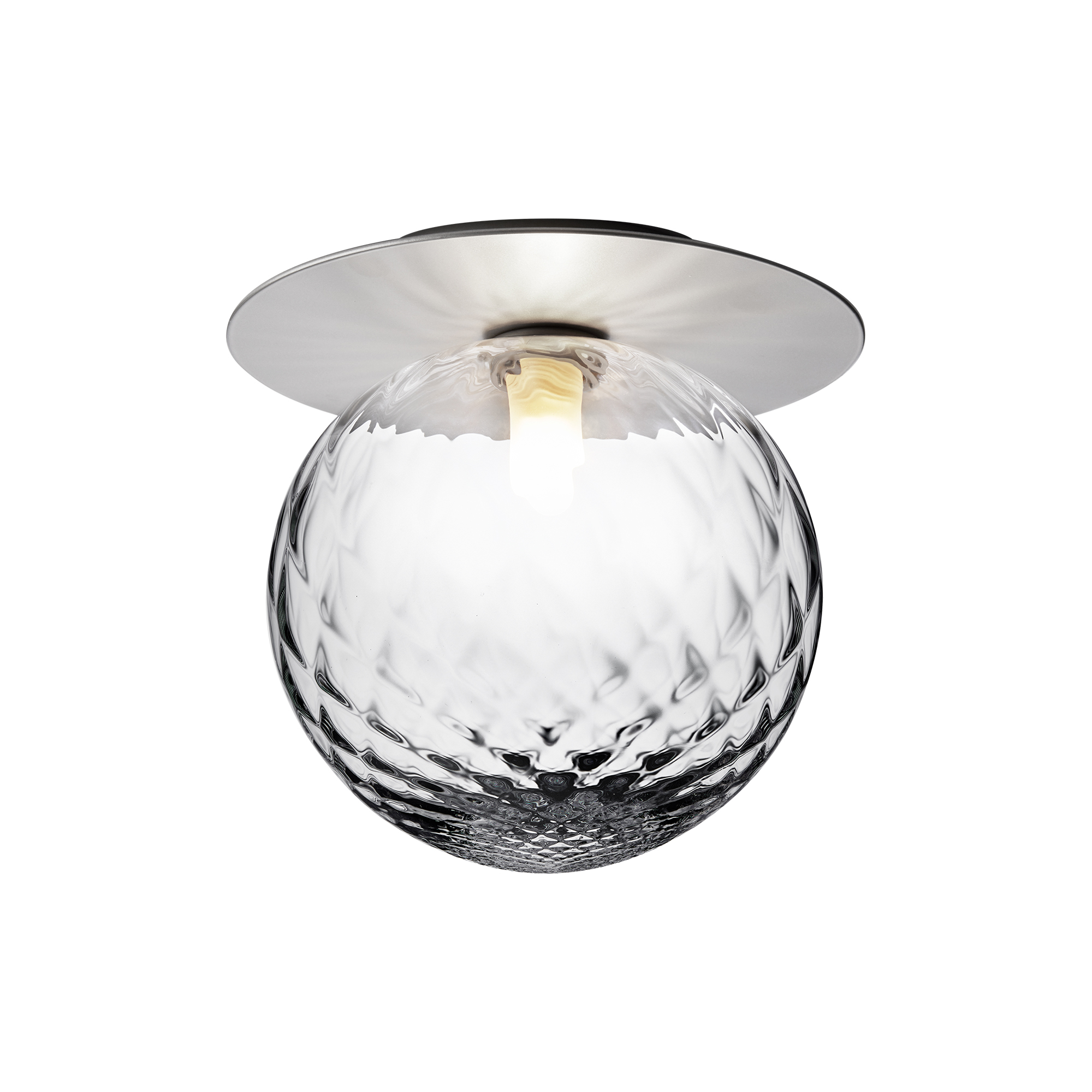 Nuura - Liila 1 Large Wall Lamp, light silver/optic clear