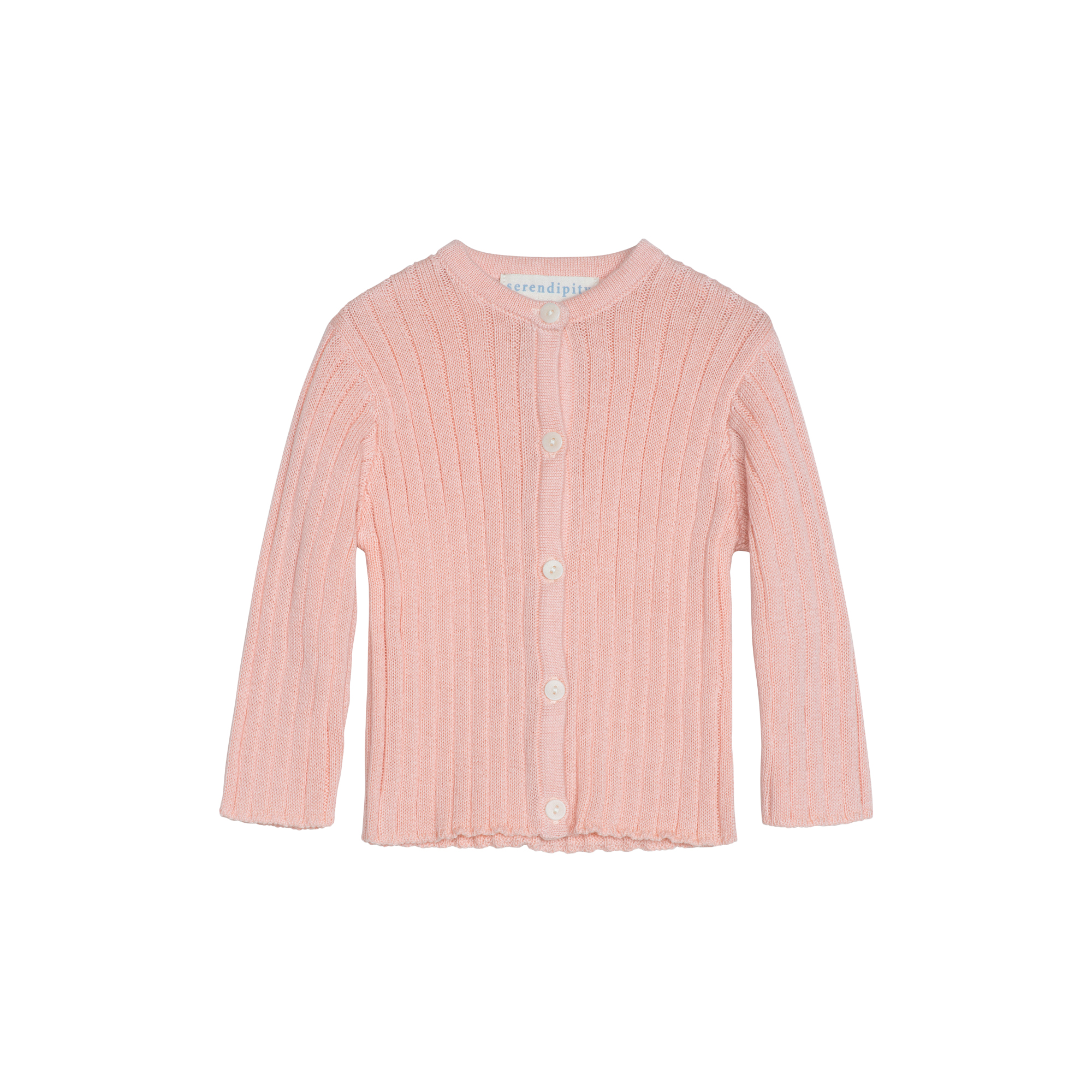 Serendipity - Baby Rib Cardigan, peach - Str. 24M-92
