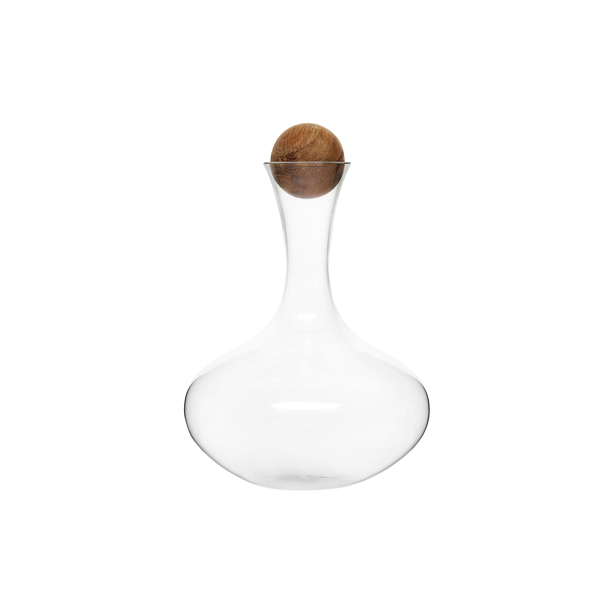 Sagaform - Nature Wine Carafe with Oak Stopper